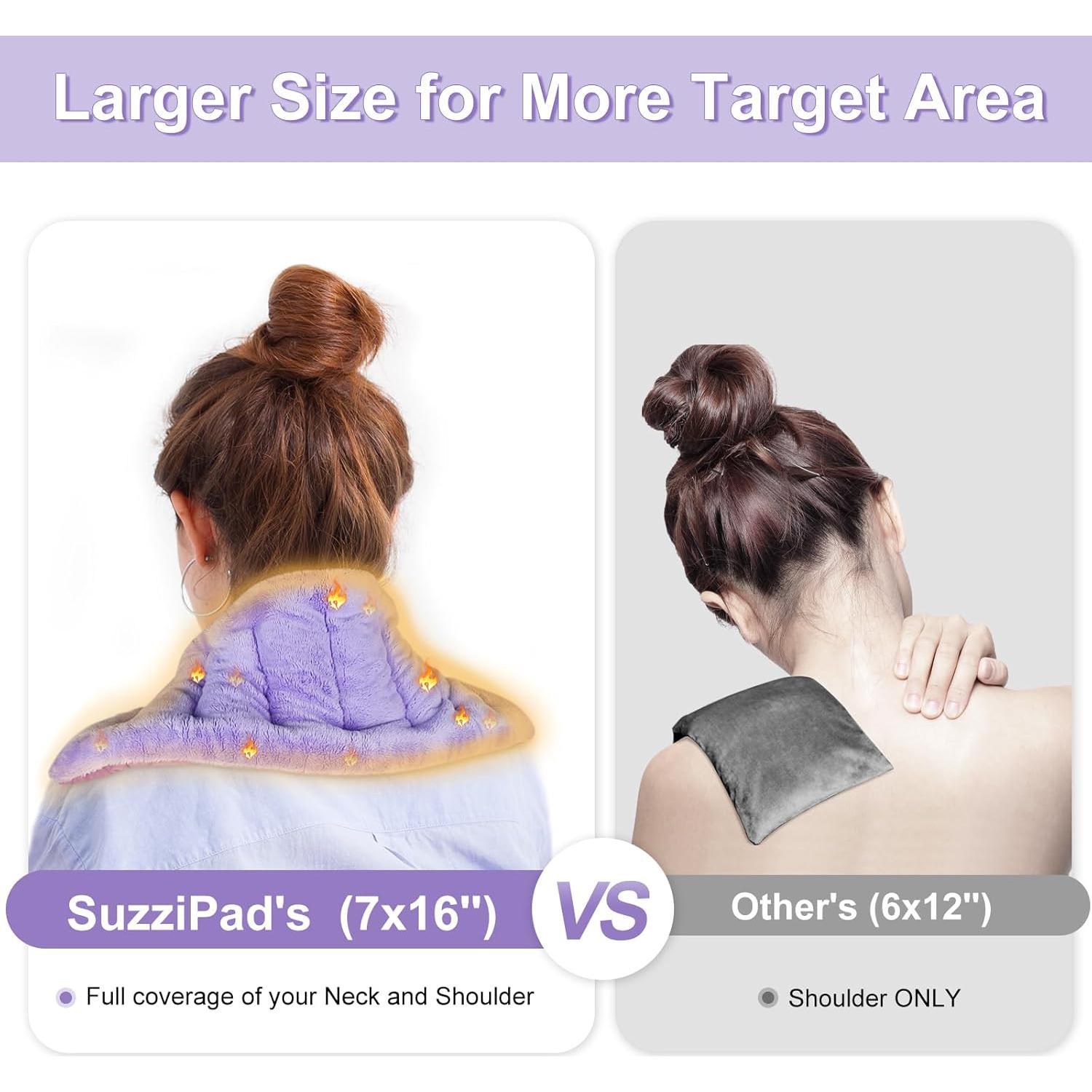 Almohadilla Calentadora SUZZIPAD 26x16 cm para Cuello y Hombro