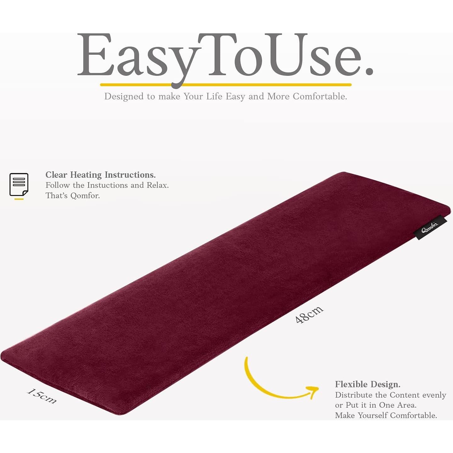 Almohadilla Térmica Qomfor Grande para Cuello y Hombros - Alivio Dolor