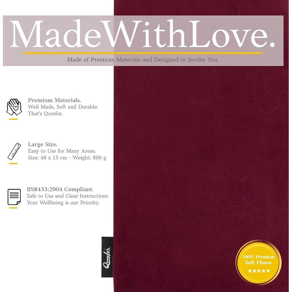 Almohadilla Térmica Qomfor Grande para Cuello y Hombros - Alivio Dolor