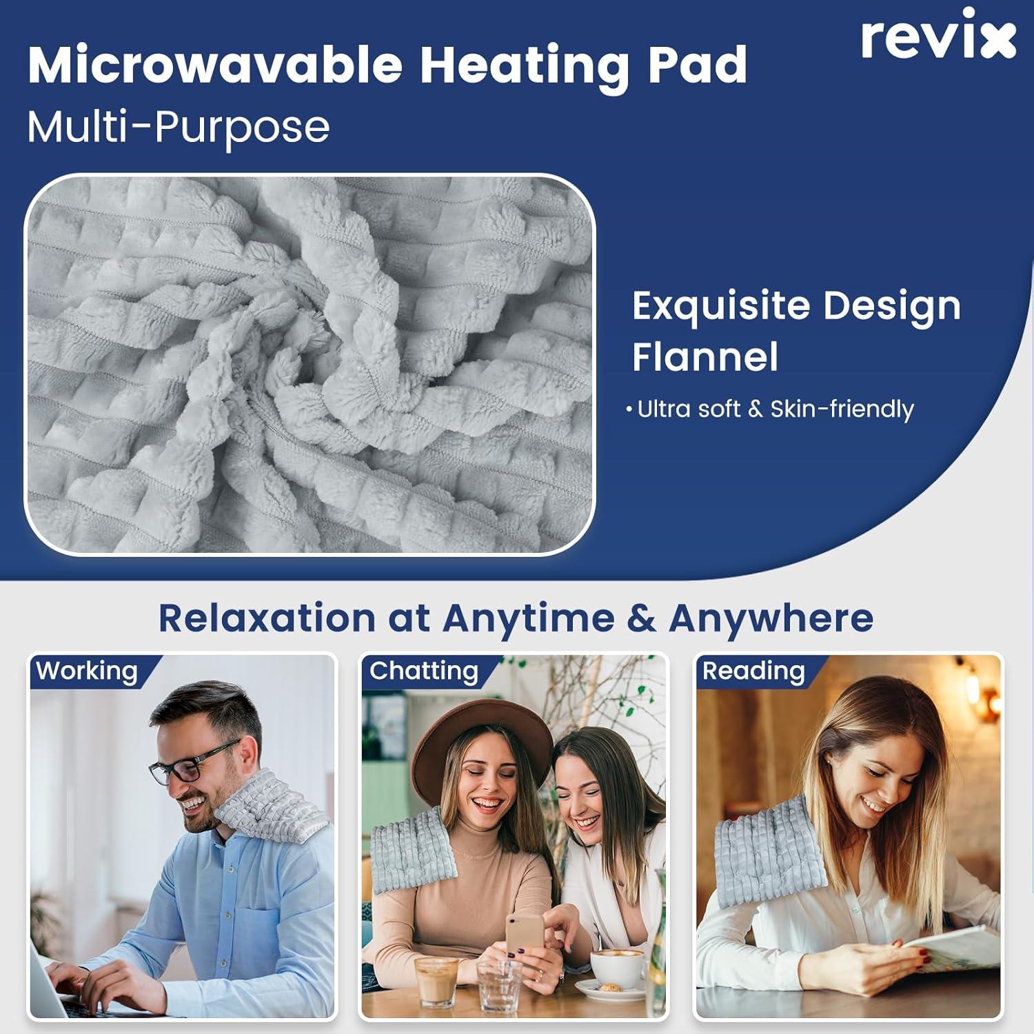 Almohadilla Térmica REVIX 20x36 cm para Calor Húmedo
