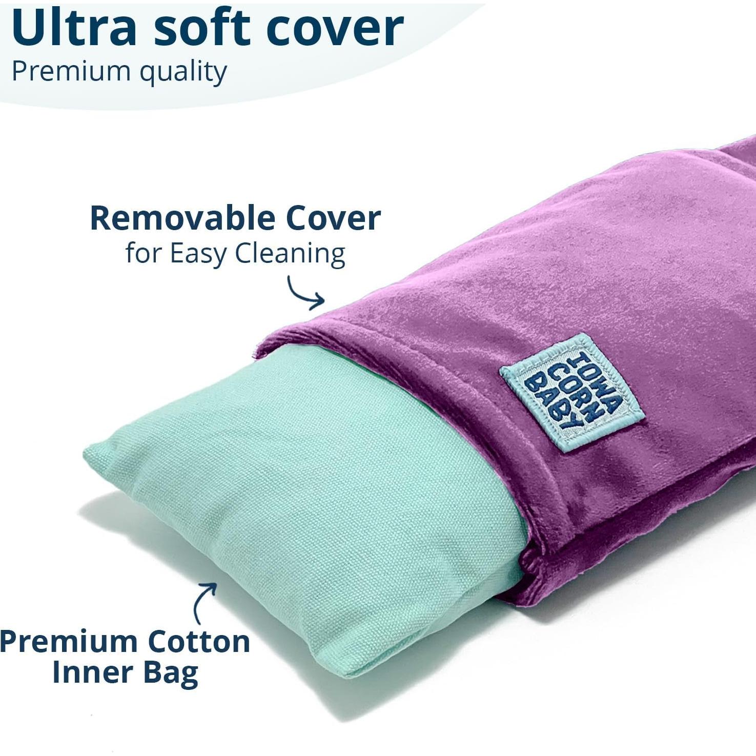 Almohadilla Térmica Reutilizable IOWA CORN BABY 10x20 cm Ciruela