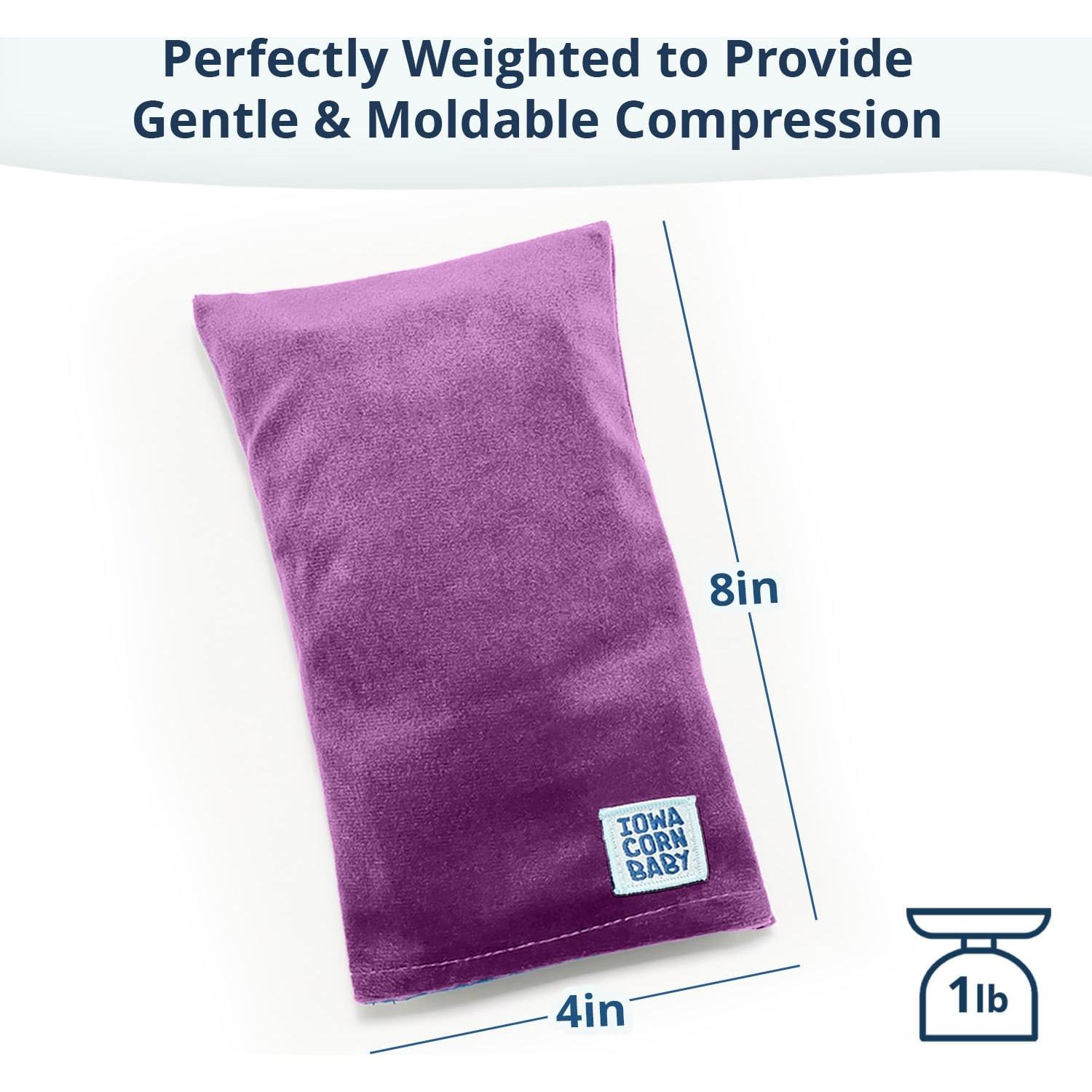 Almohadilla Térmica Reutilizable IOWA CORN BABY 10x20 cm Ciruela