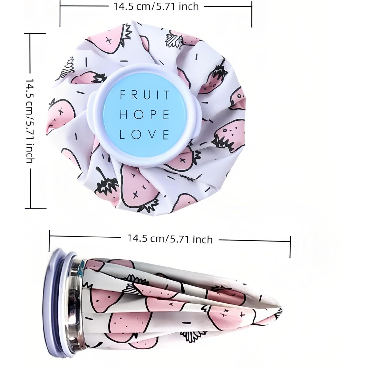 Bolsa de Hielo Reutilizable FANBODTA 14.5 cm para Lesiones