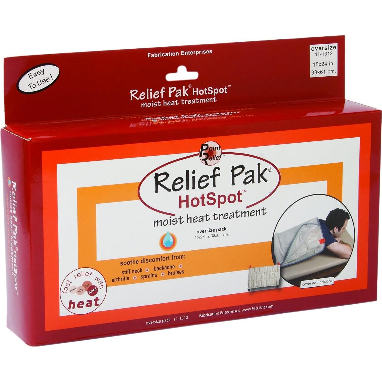 Pack de Calor Húmedo Relief Pak 38x61 cm Alivio Terapéutico