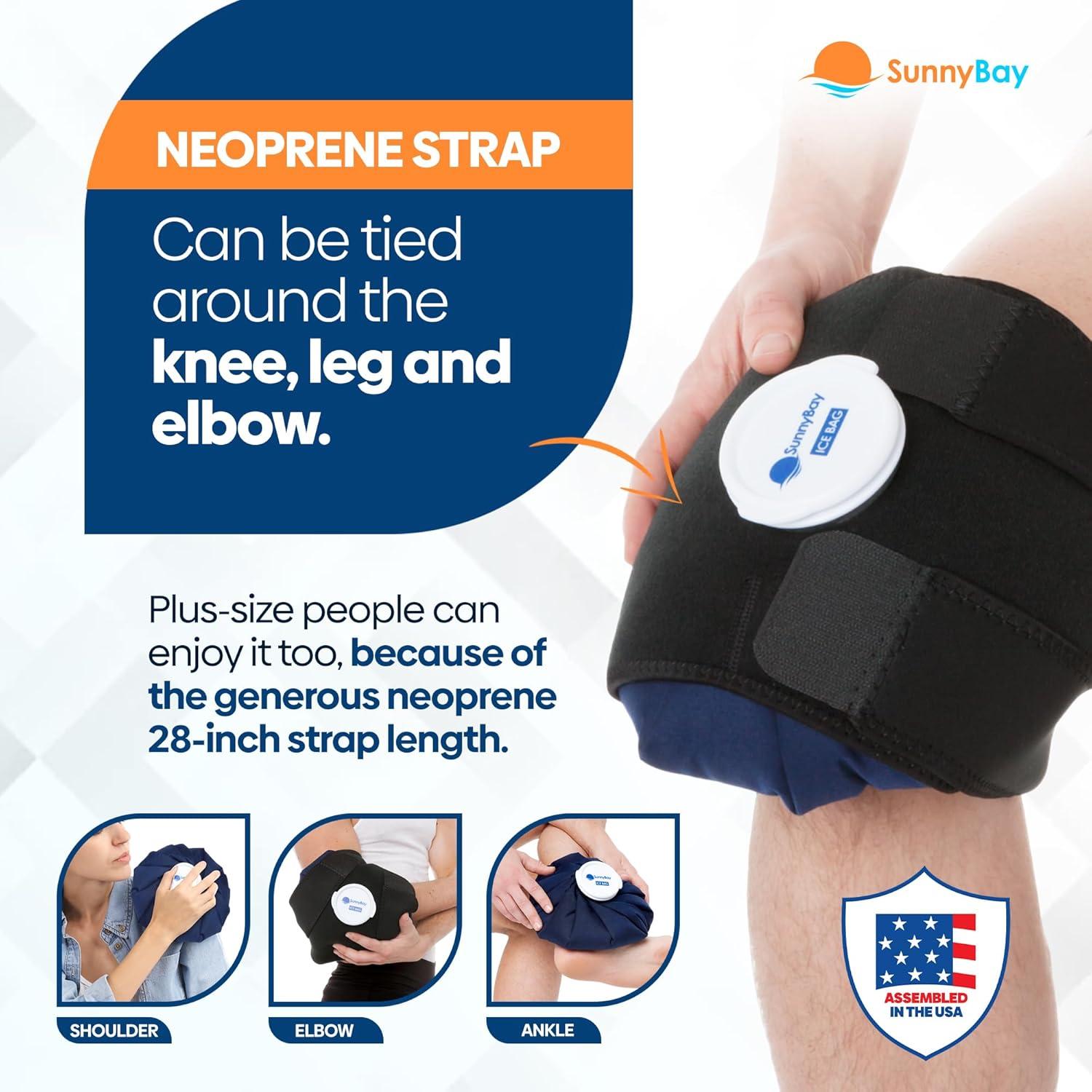 Bolsa de Hielo Recargable SunnyBay 28 cm con Correa 71 cm