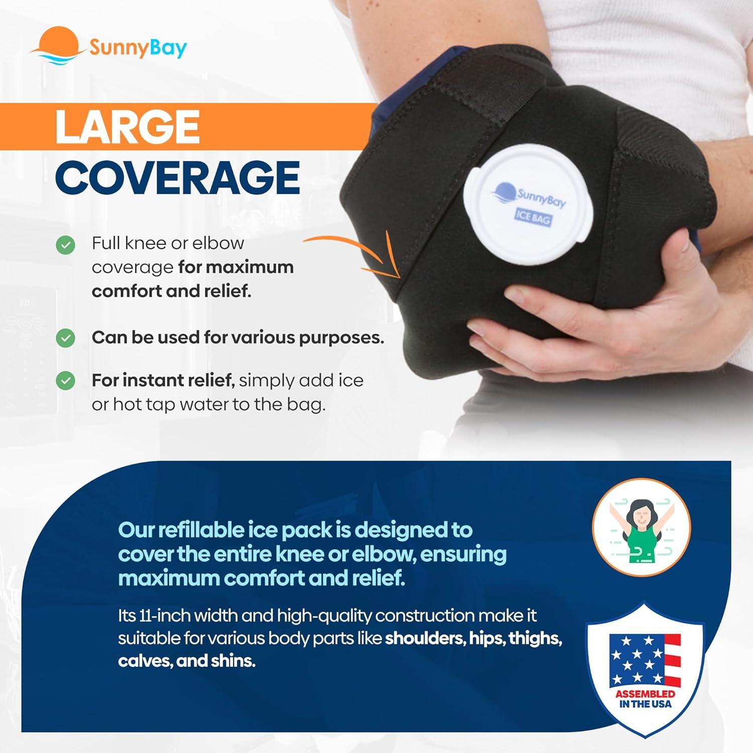 Bolsa de Hielo Recargable SunnyBay 28 cm con Correa 71 cm