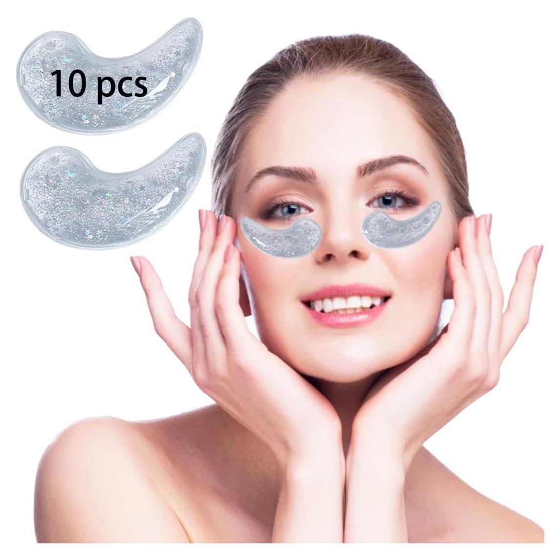 Almohadillas de Gel Frío para Ojos Reutilizables Coldchill 10PCS