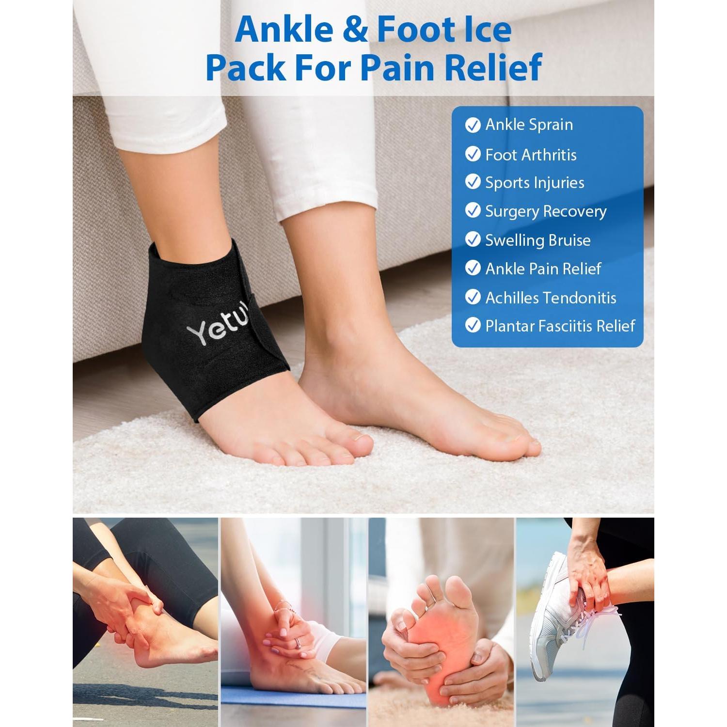 Funda de Hielo para Tobillo Yetulike - Alivio Dolor Esguince