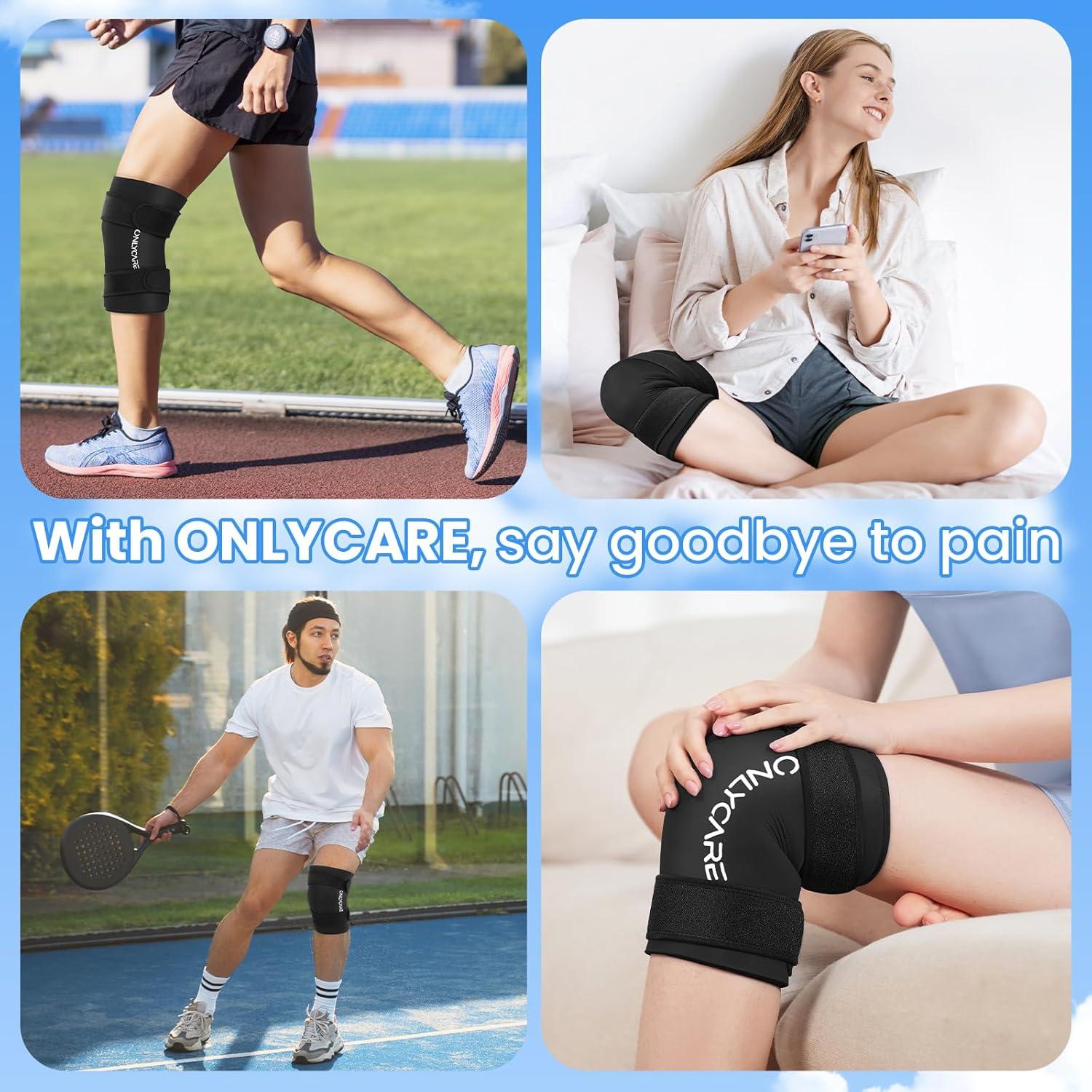 Funda de Hielo para Rodilla ONLYCARE - Compresa Fría y Caliente M