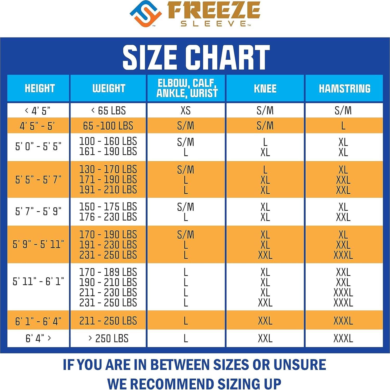 Manga de Terapia Fría/Caliente FreezeSleeve Carbón de Cobre