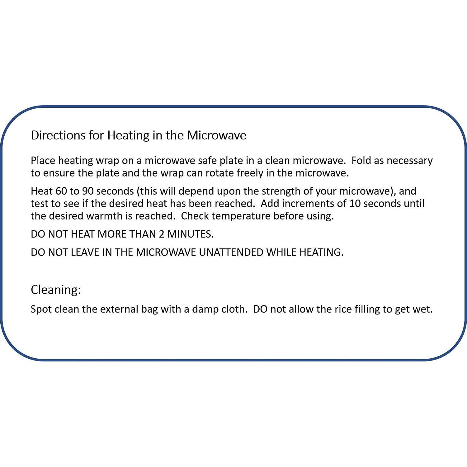 Bolsa Calentadora Microondas Pure Comfort 33x18cm Púrpura