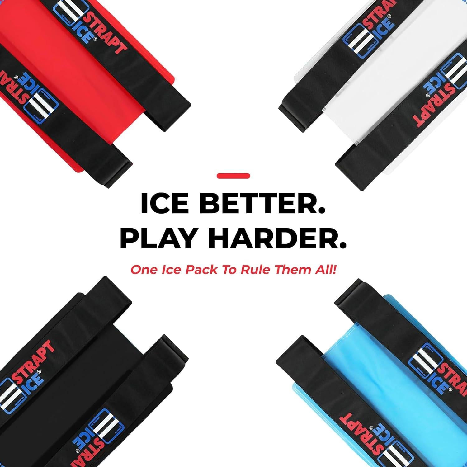 Compresa de Hielo Rellenable Strapt Ice 18x45.7cm Azul