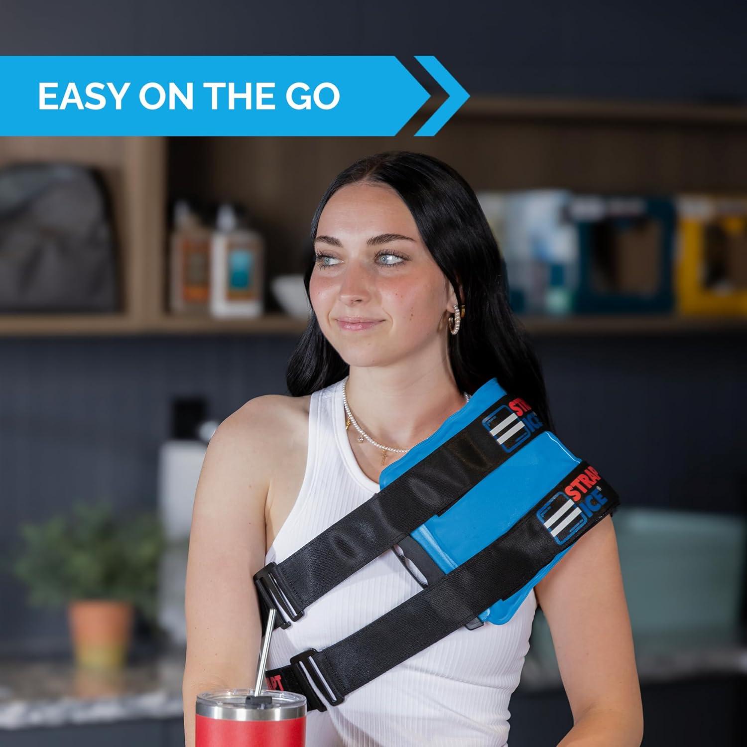 Compresa de Hielo Rellenable Strapt Ice 18x45.7cm Azul