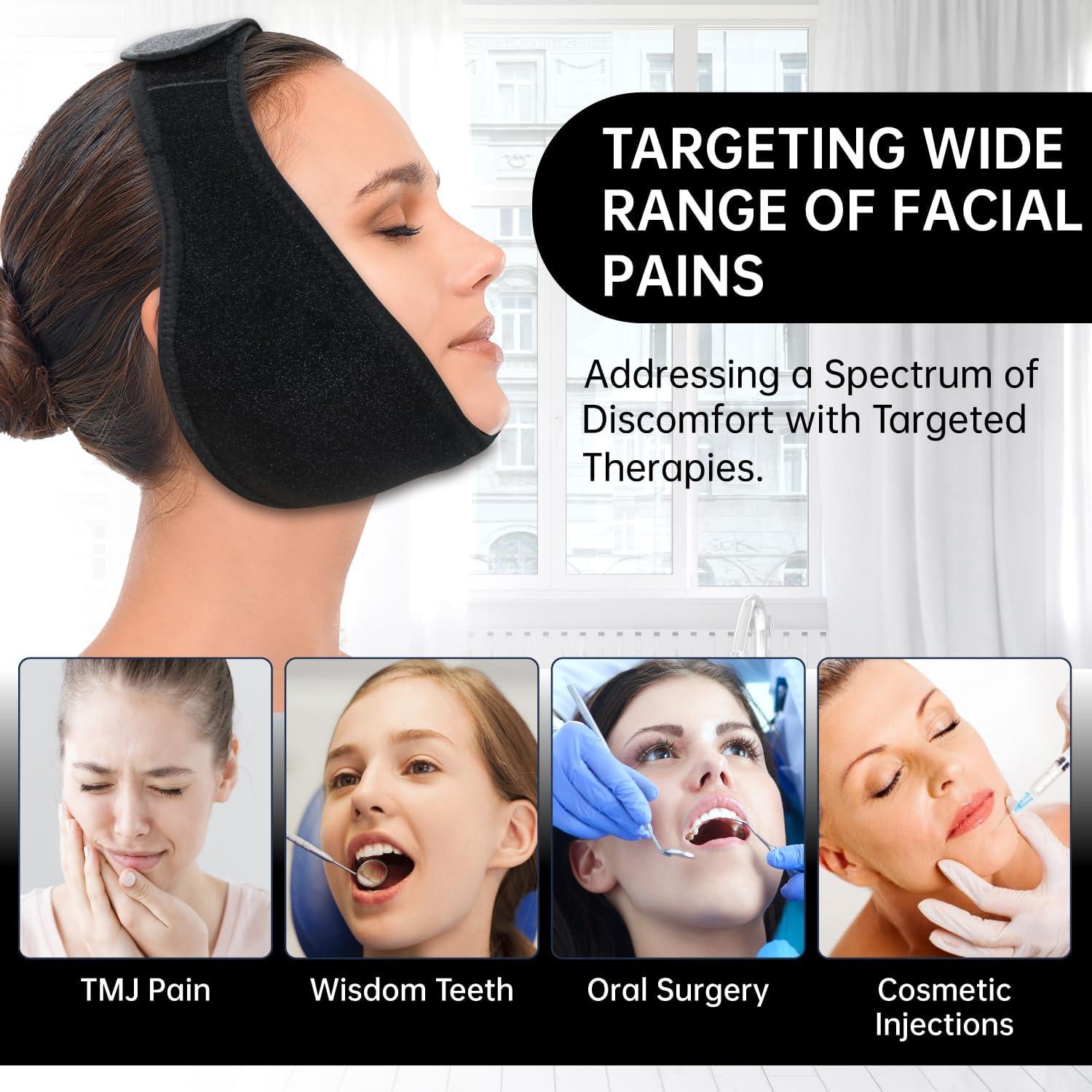 Compresa de Hielo Ajustable SEIWEHIDO para Alivio de Muela