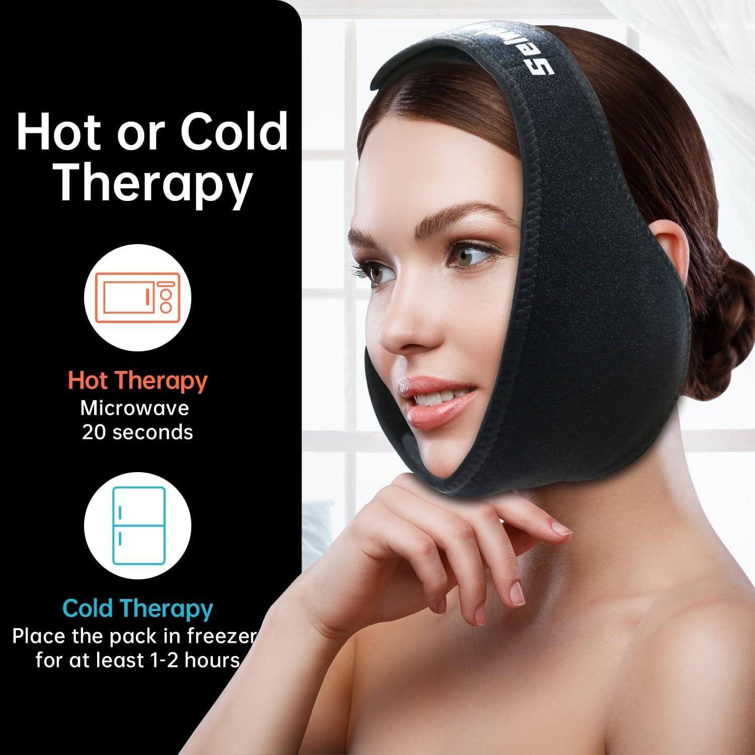 Compresa de Hielo Ajustable SEIWEHIDO para Alivio de Muela