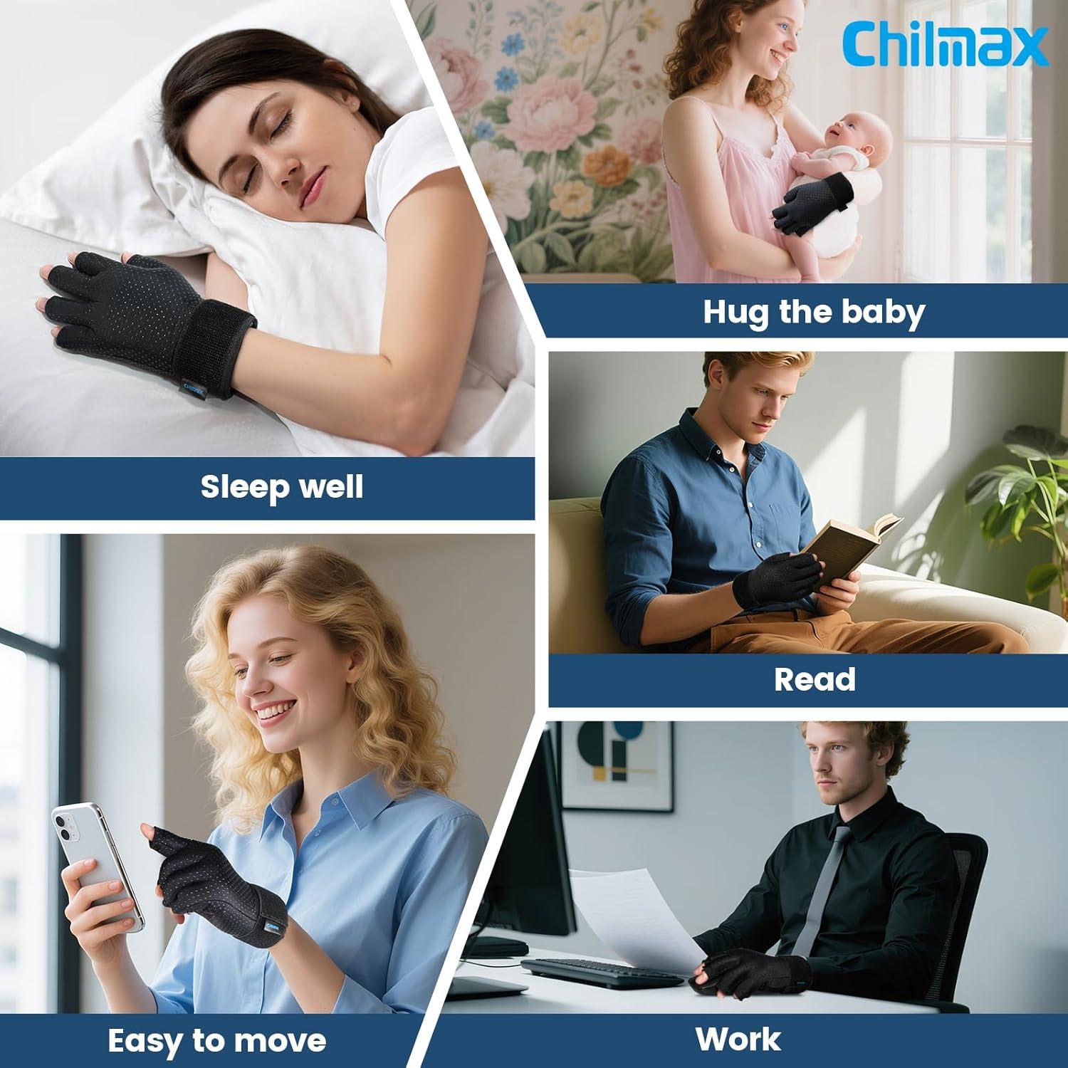 Guantes de compresión Chilmax para artritis y túnel carpiano
