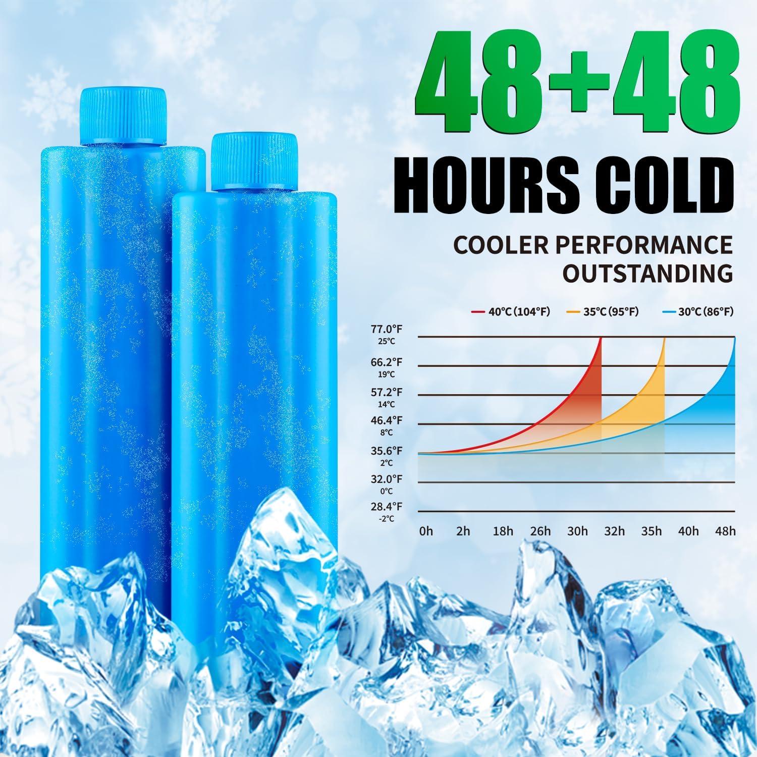 Paquete de Hielo Reutilizable Mviioe para Medicamentos - 2 Unidades