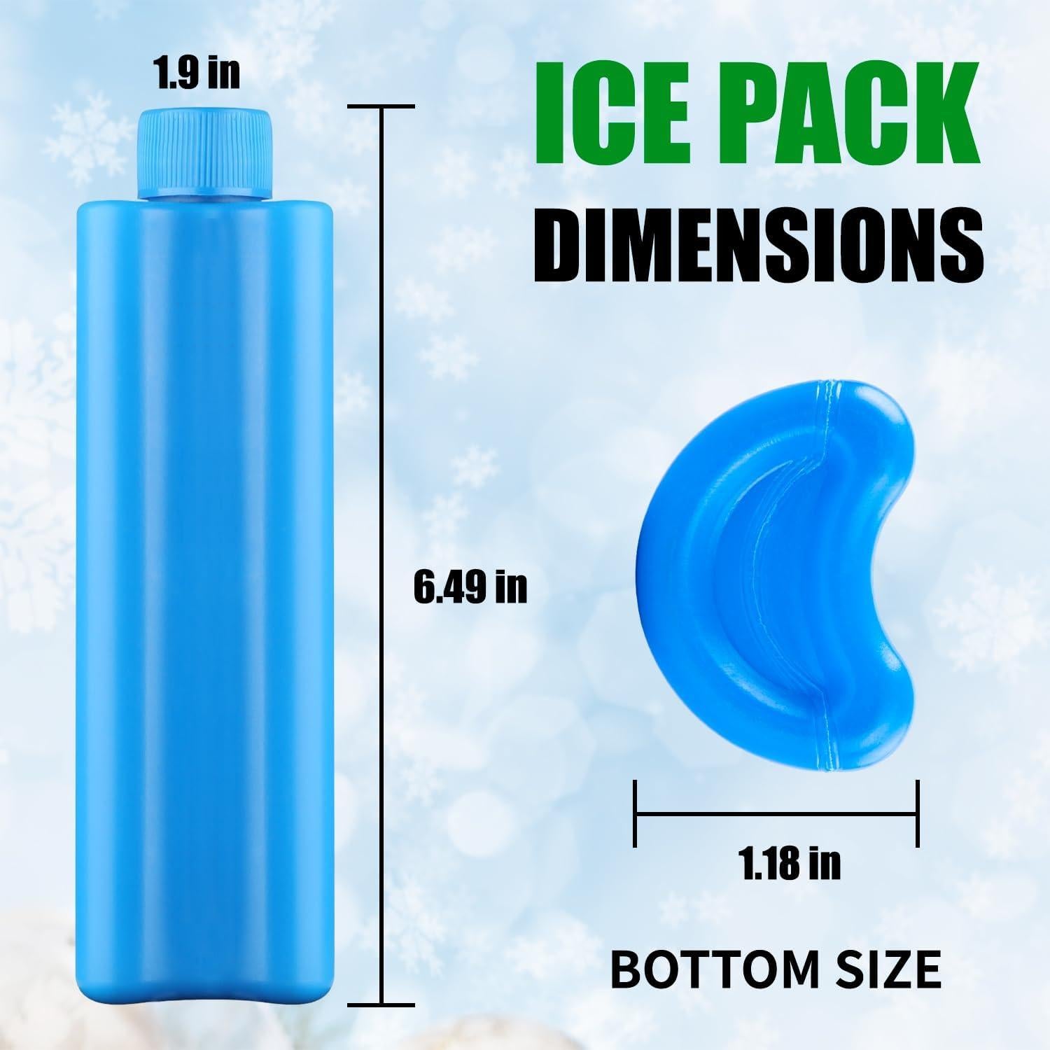 Paquete de Hielo Reutilizable Mviioe para Medicamentos - 2 Unidades