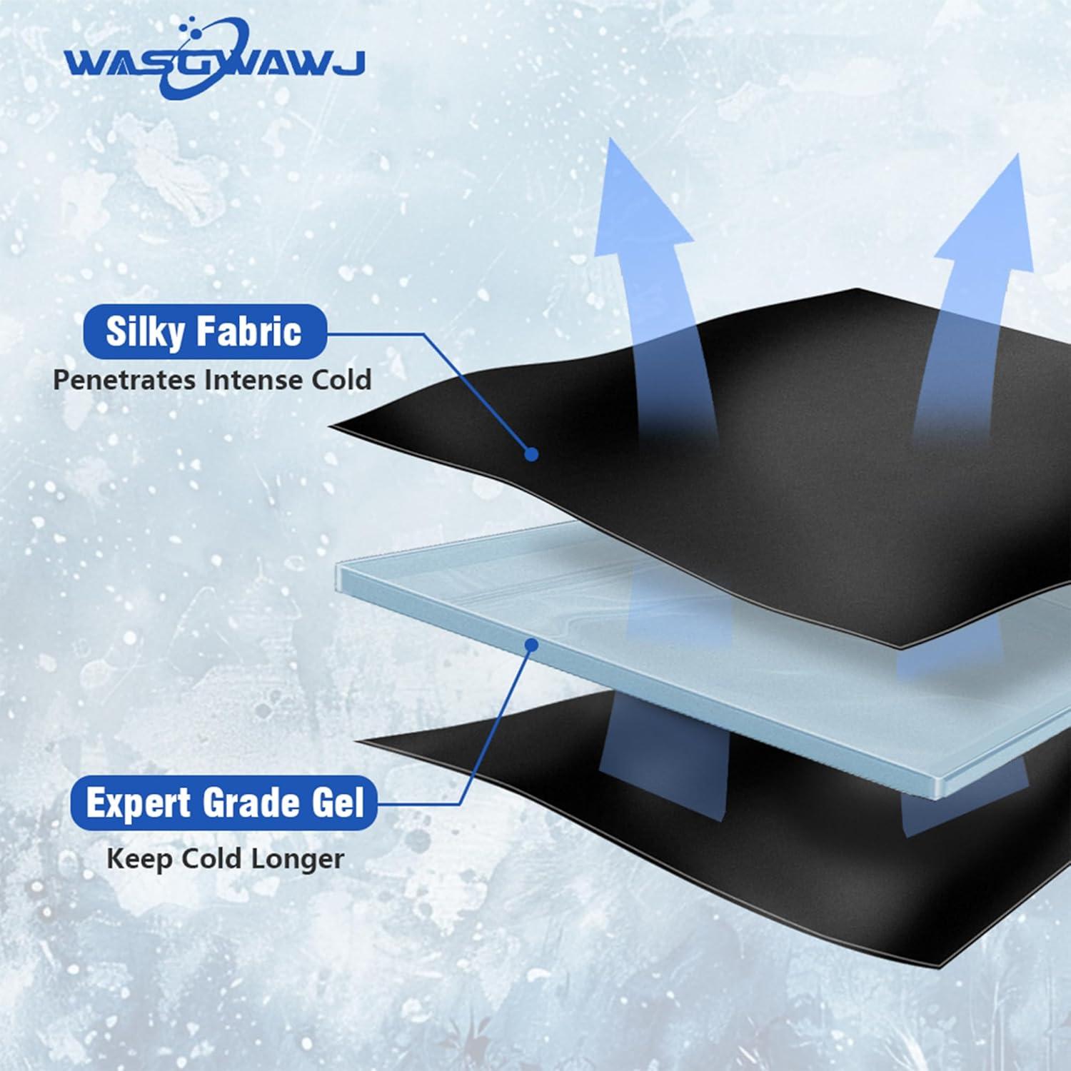 Paquete de Hielo/Calor Reutilizable WASGWAWJ para Cuello, Gel Médico