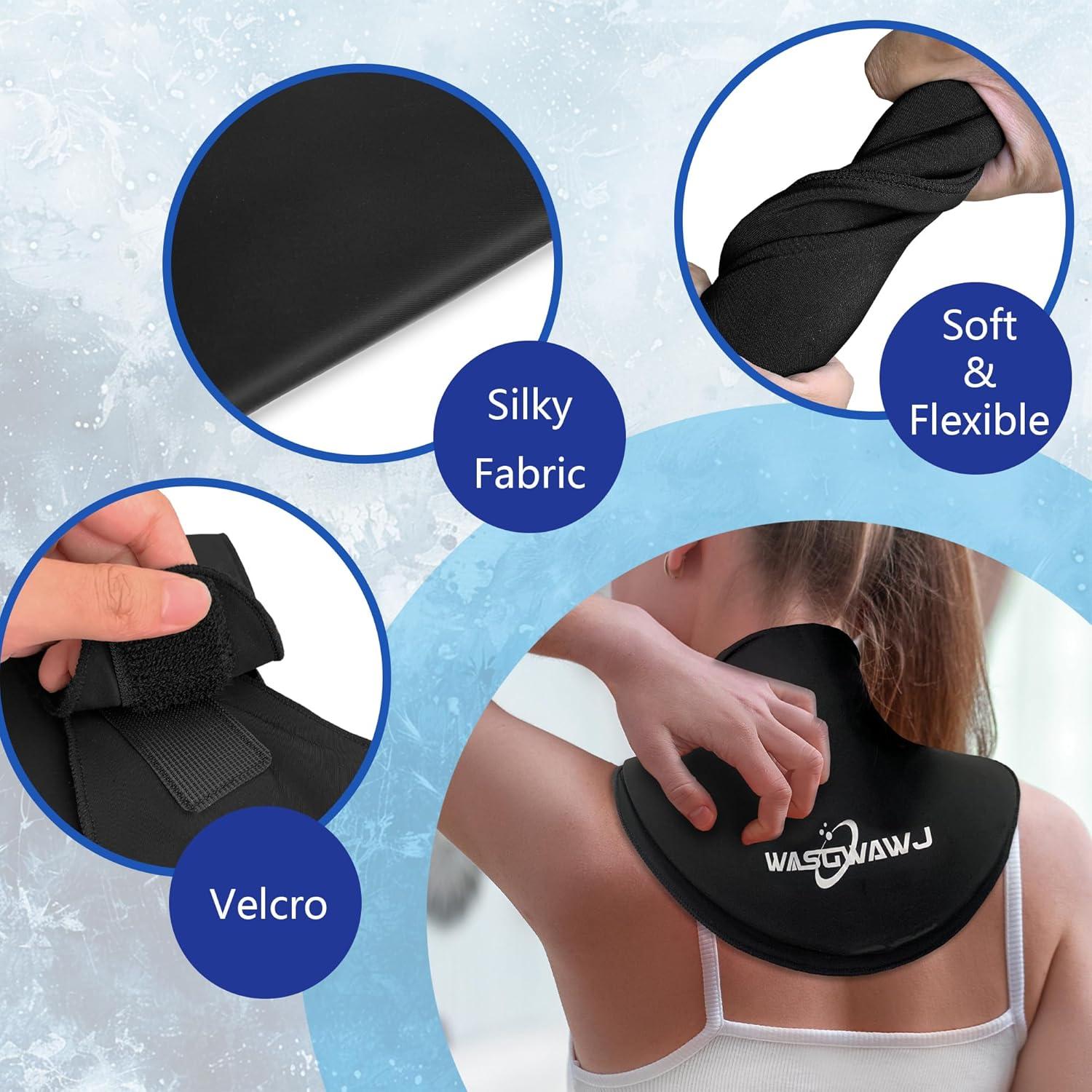 Paquete de Hielo/Calor Reutilizable WASGWAWJ para Cuello, Gel Médico