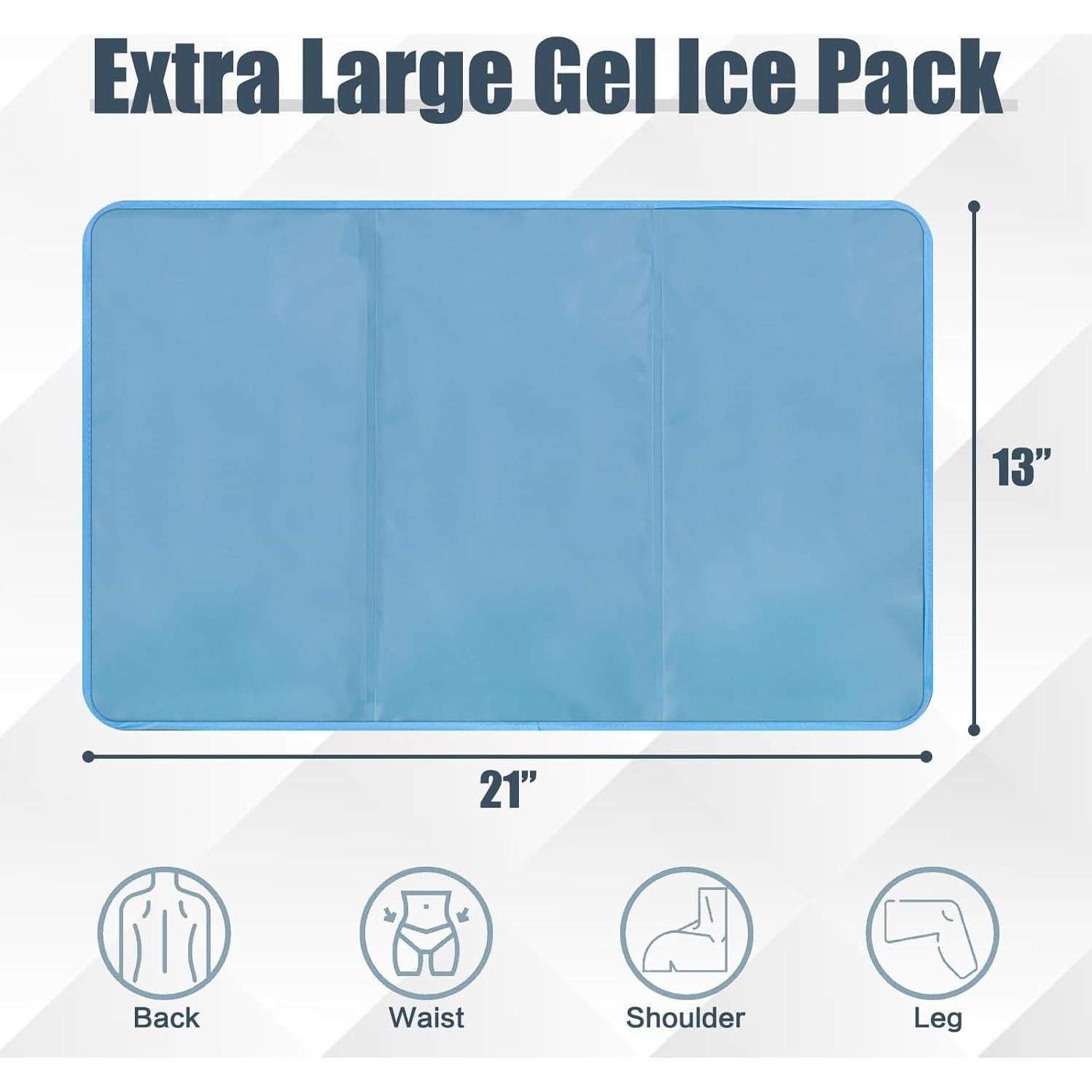 Paquete de Hielo de Gel Tutmyrea 53.34x33.02cm Reutilizable