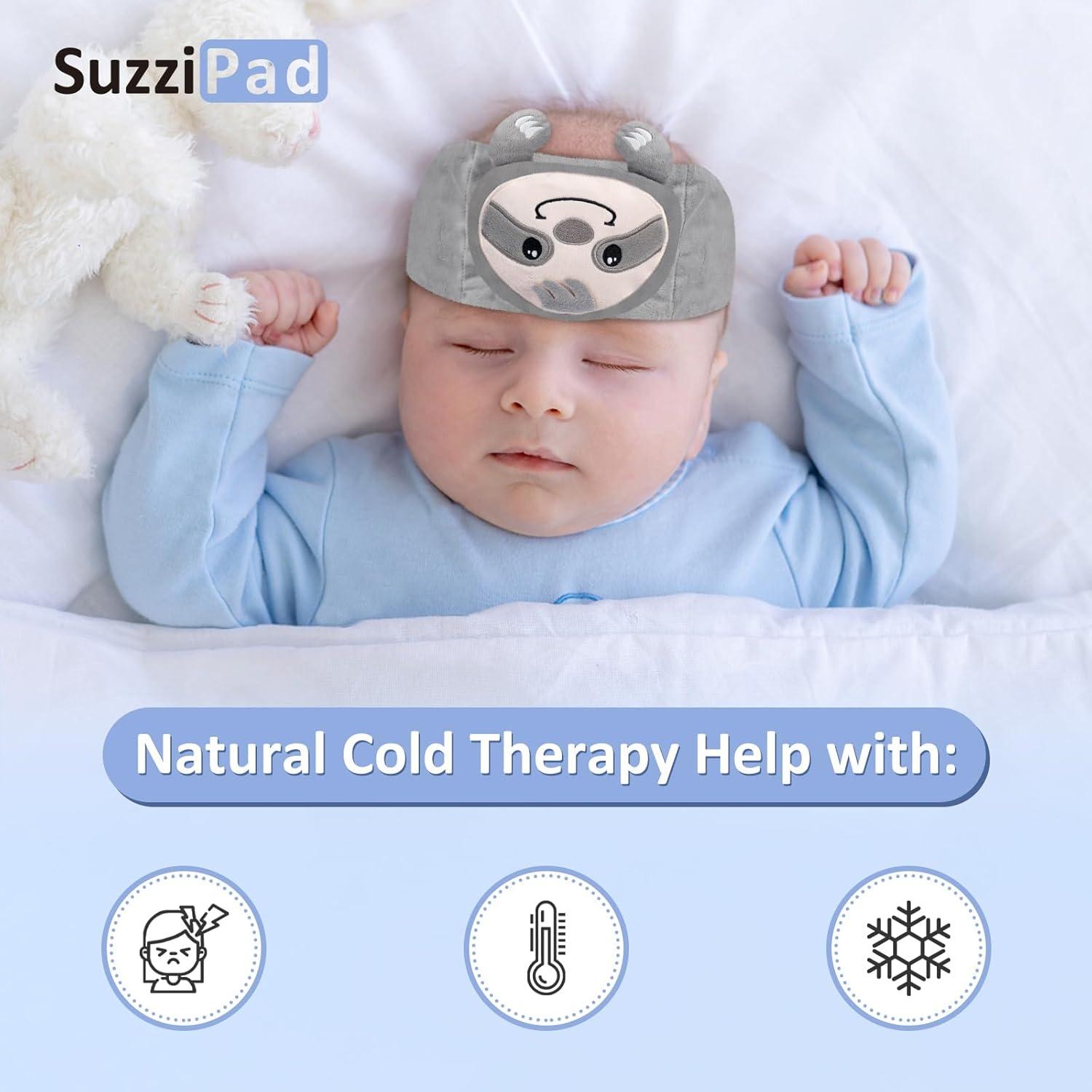 Banda Abdominal Suzzipad para Bebés - Almohadilla Térmica 66cm