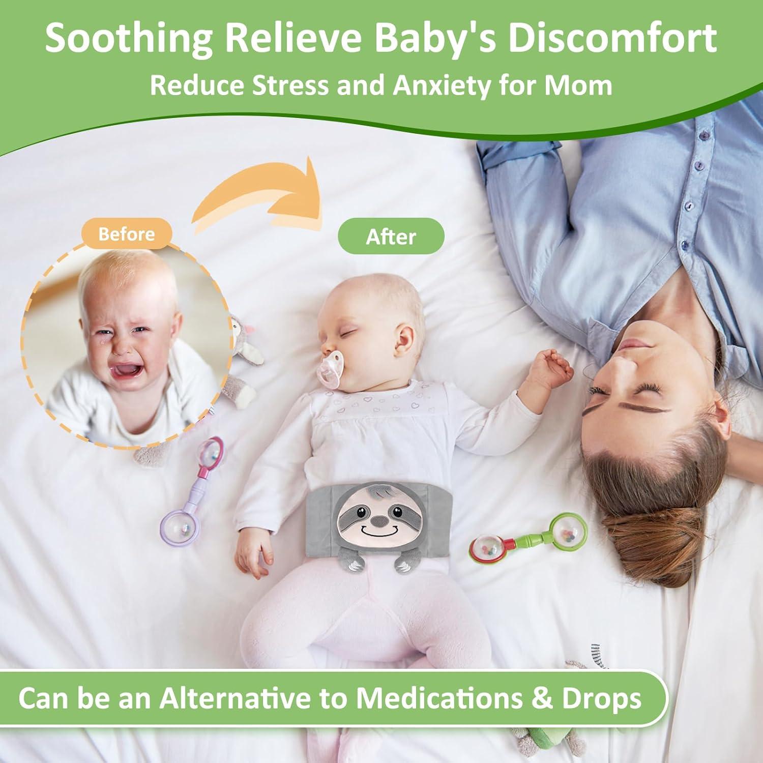 Banda Abdominal Suzzipad para Bebés - Almohadilla Térmica 66cm