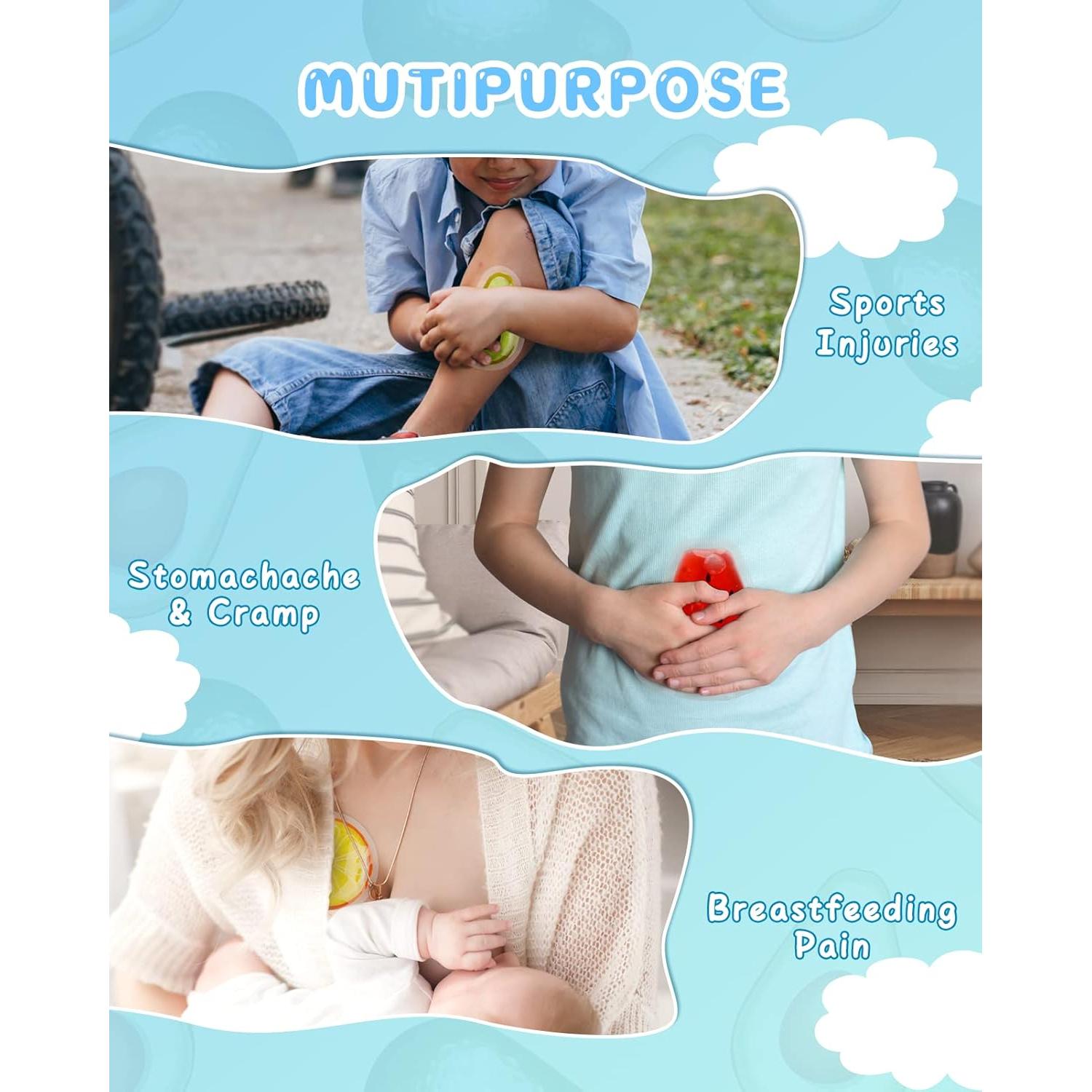 Paquetes de Hielo Reutilizables Comfytemp para Niños - 6 Unidades