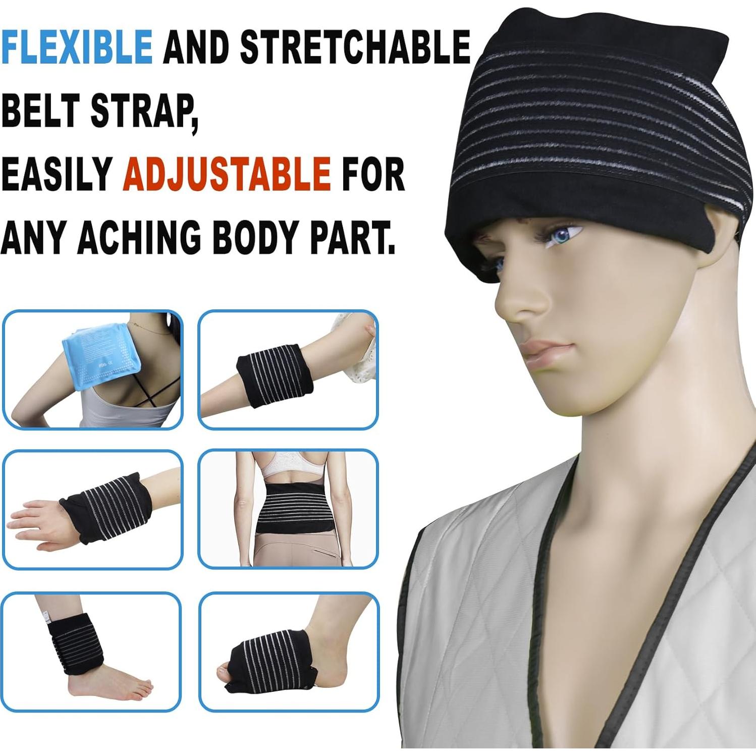 Paquete de Hielo Reutilizable Pallesen - Gel Frío 28x18cm Set de 3