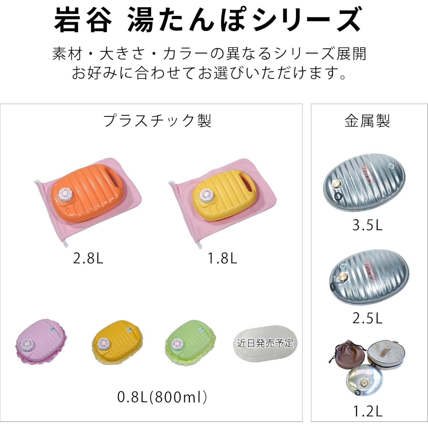 Botella de Agua Caliente Iwatani 1.8L Amarillo con Funda