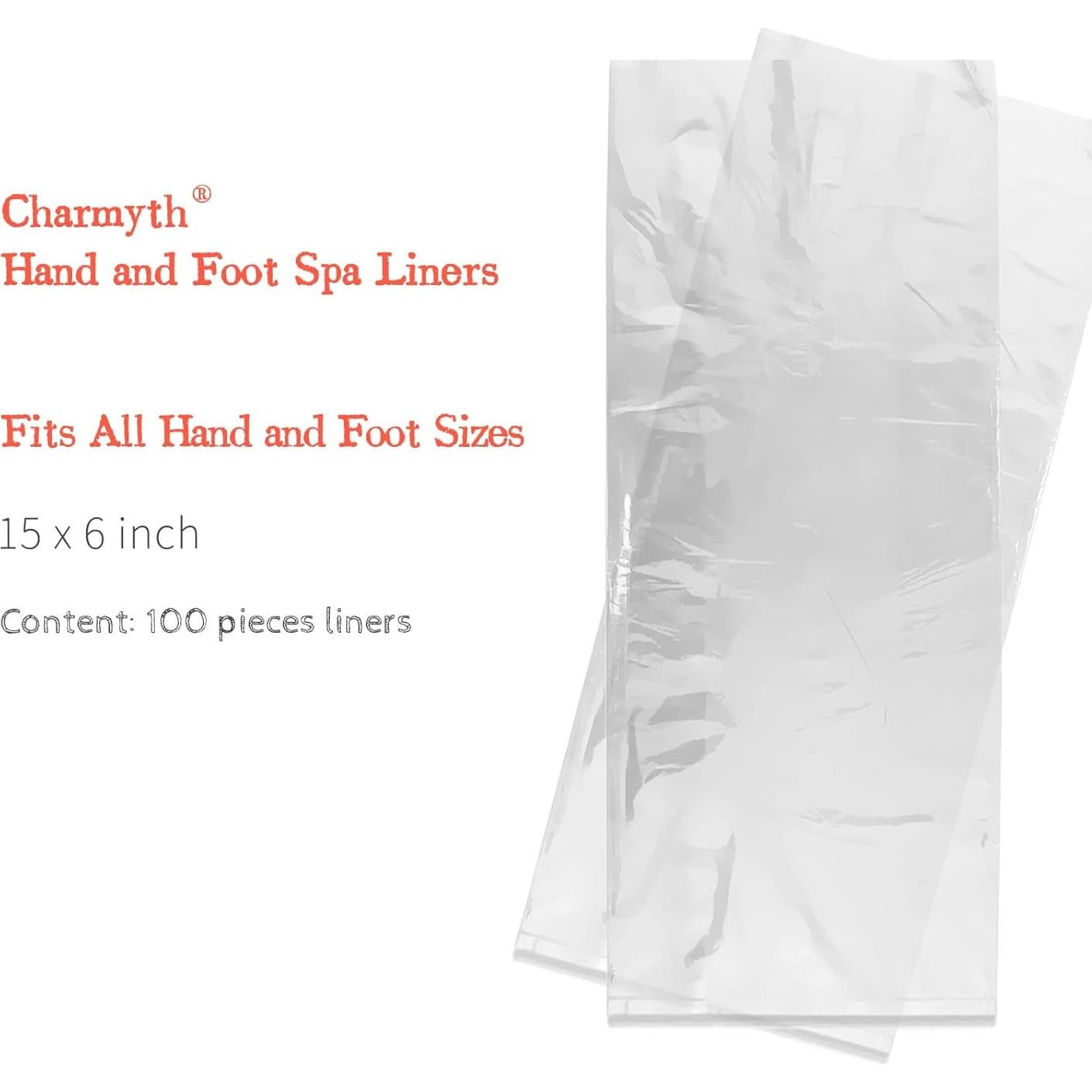 Forros desechables para terapia de parafina Charmyth 100 unidades