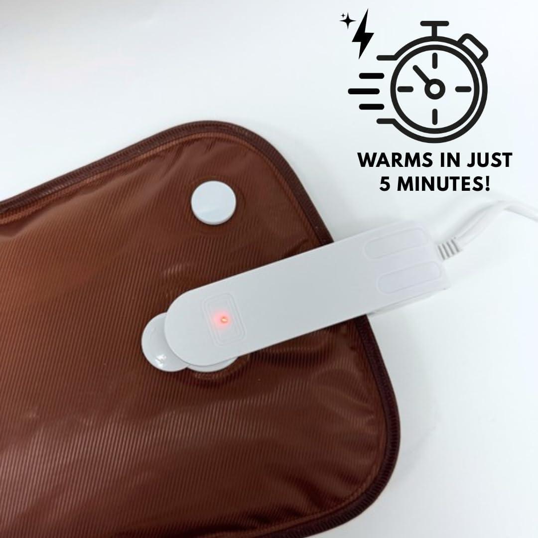 Bolsa de Agua Caliente Eléctrica FERMALIFE 1.3kg con Funda Suave