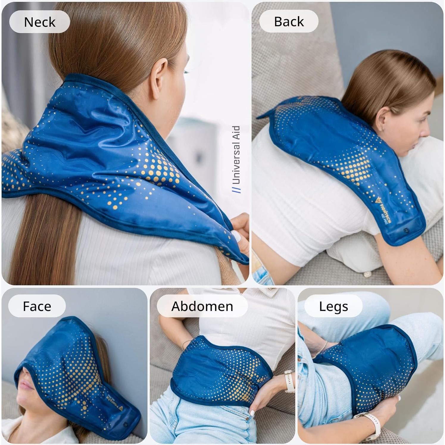 Compresa de Hielo Reutilizable FIGHTECH para Cuello y Hombros