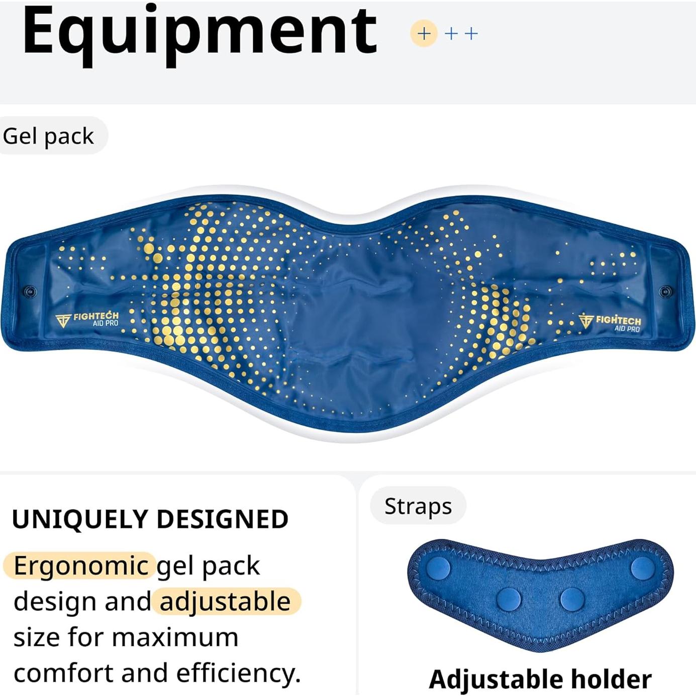 Compresa de Hielo Reutilizable FIGHTECH para Cuello y Hombros