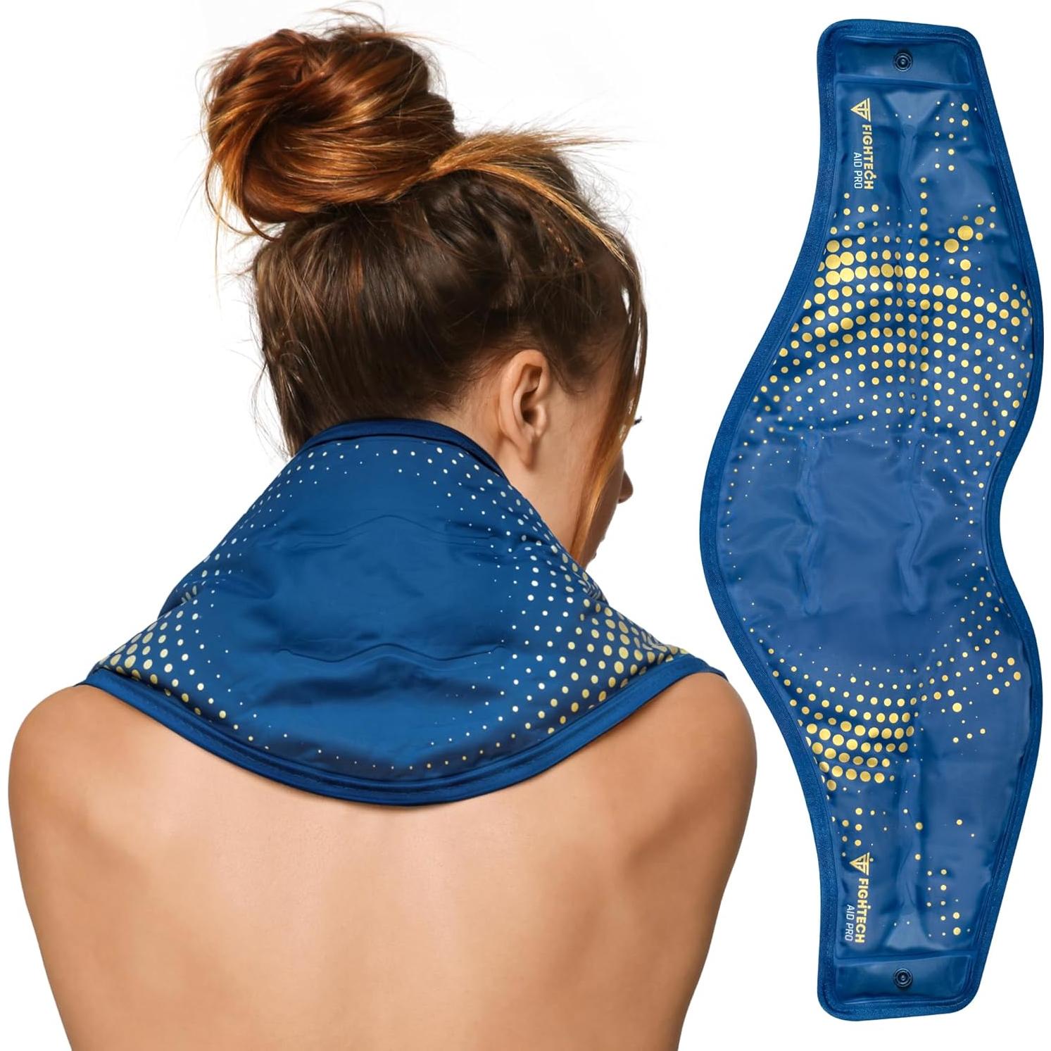 Compresa de Hielo Reutilizable FIGHTECH para Cuello y Hombros