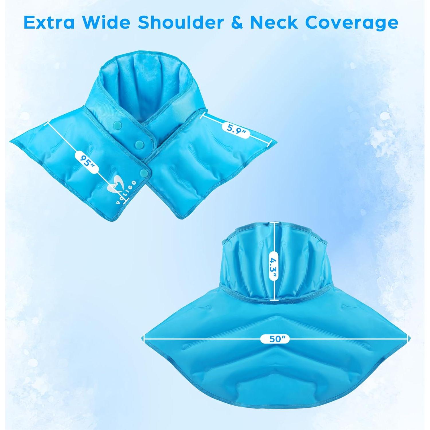 Funda Calentadora para Cuello y Hombros Voligo, Alivio Dolor