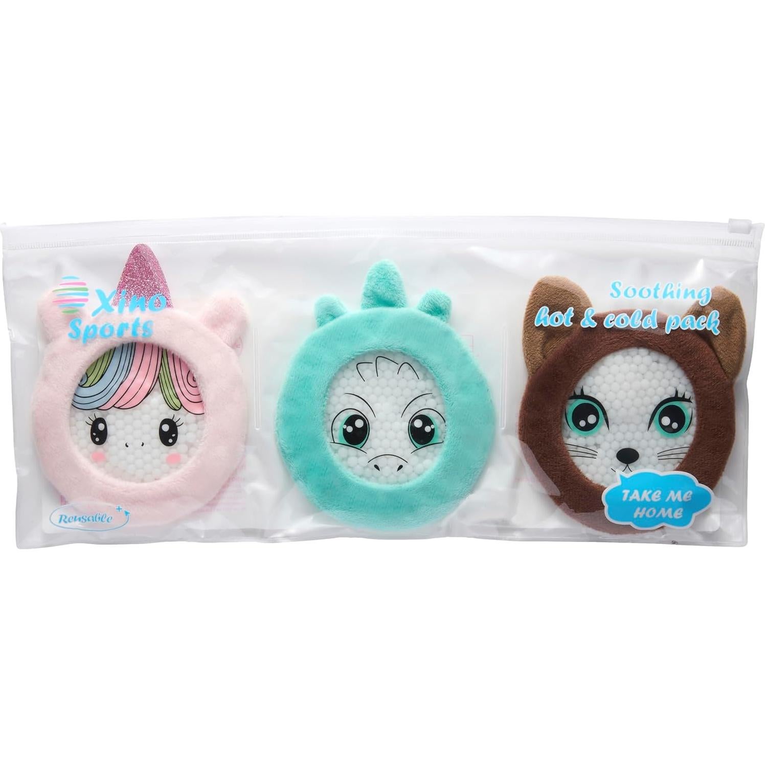 Paquete de 3 Paquetes Fríos y Calientes Xino Sports para Niños