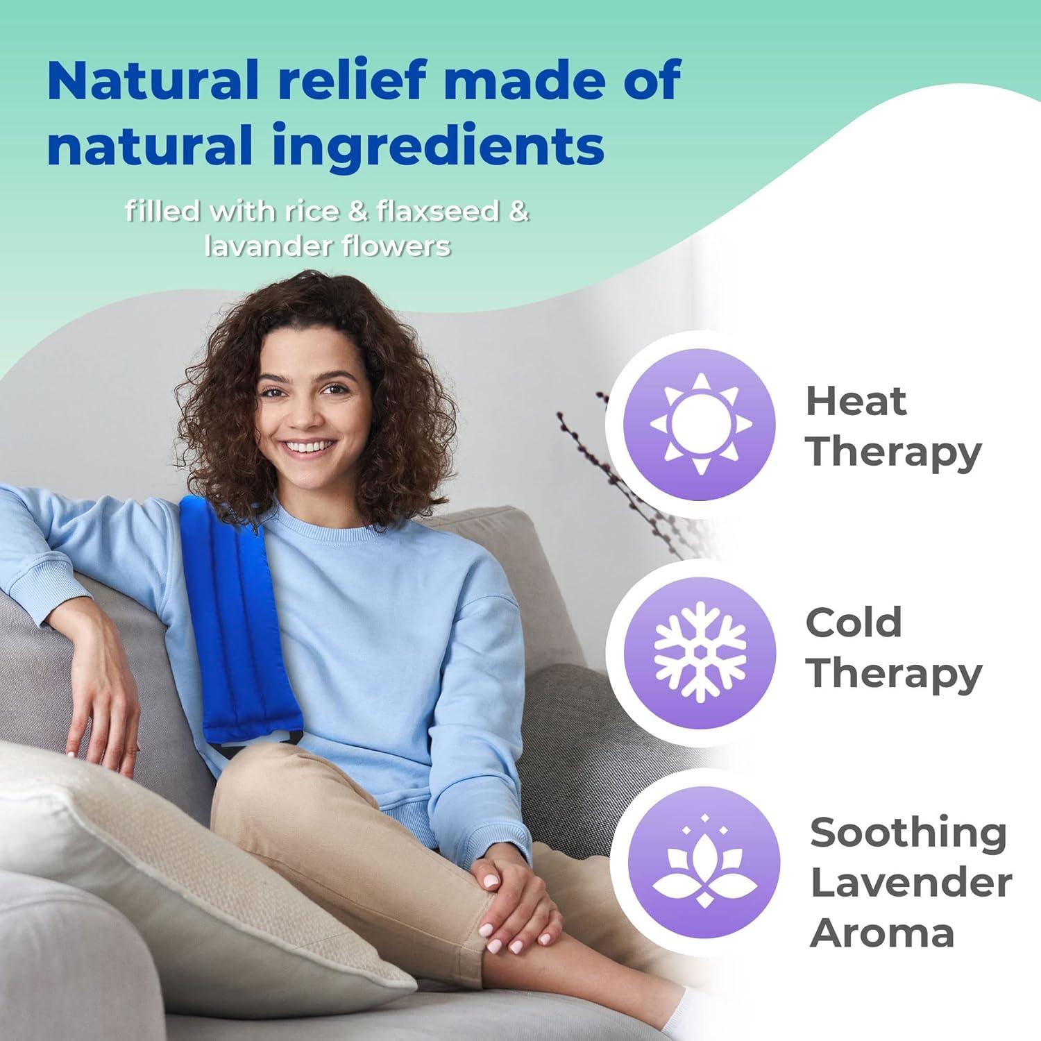 Almohadilla Térmica Húmeda Nature Creation 58x11cm Aroma Lavanda