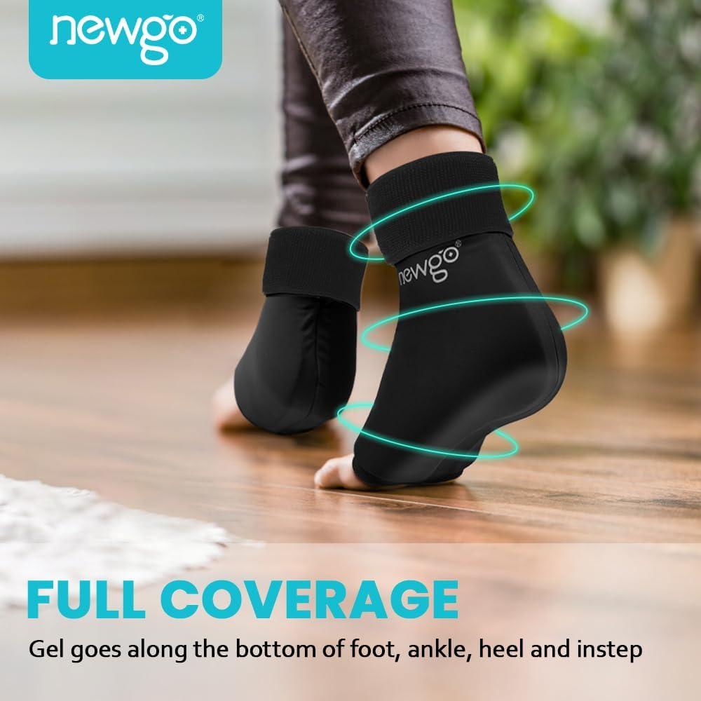Paquete de Hielo para Tobillo NEWGO - Terapia Fría y Caliente, 2 Unidades