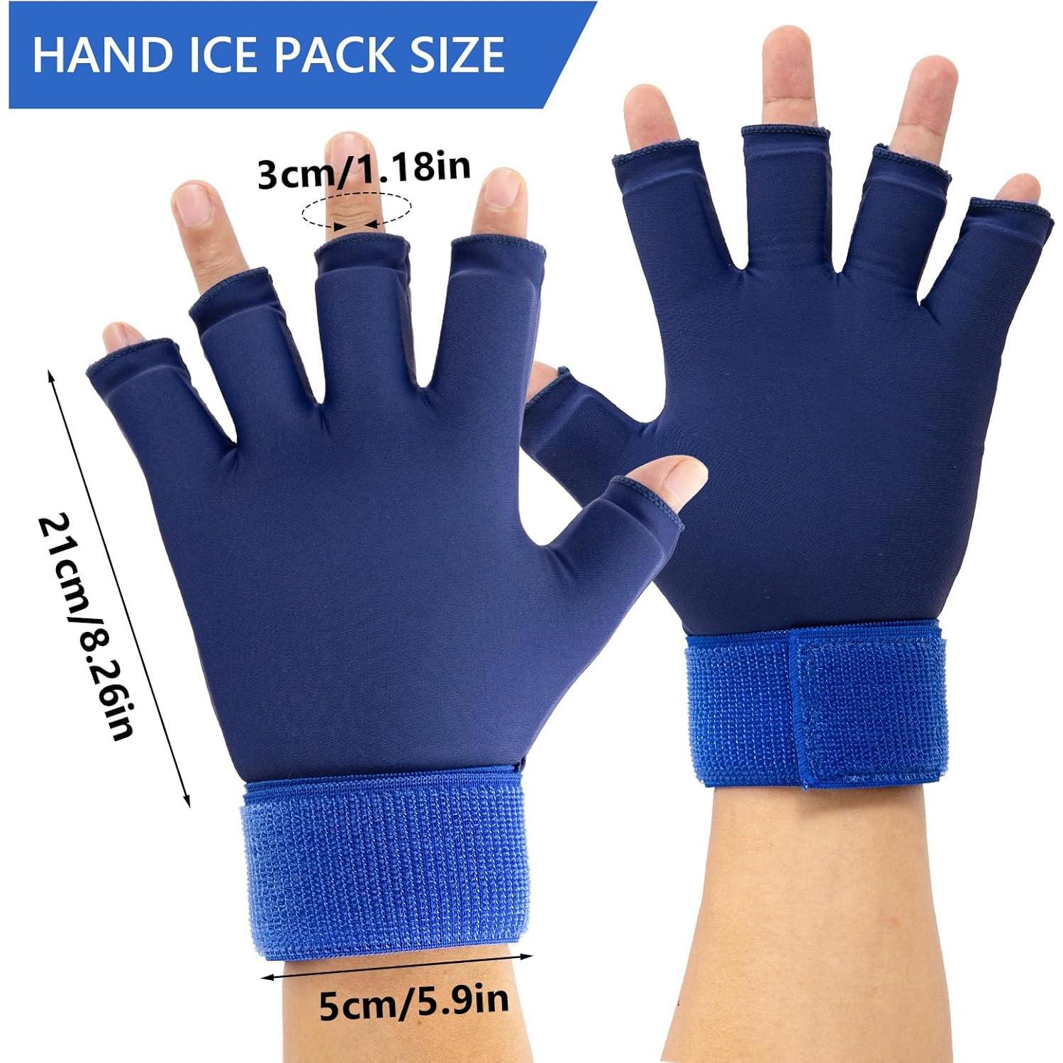 Guante de compresión para artritis Yunxi con paquete de hielo