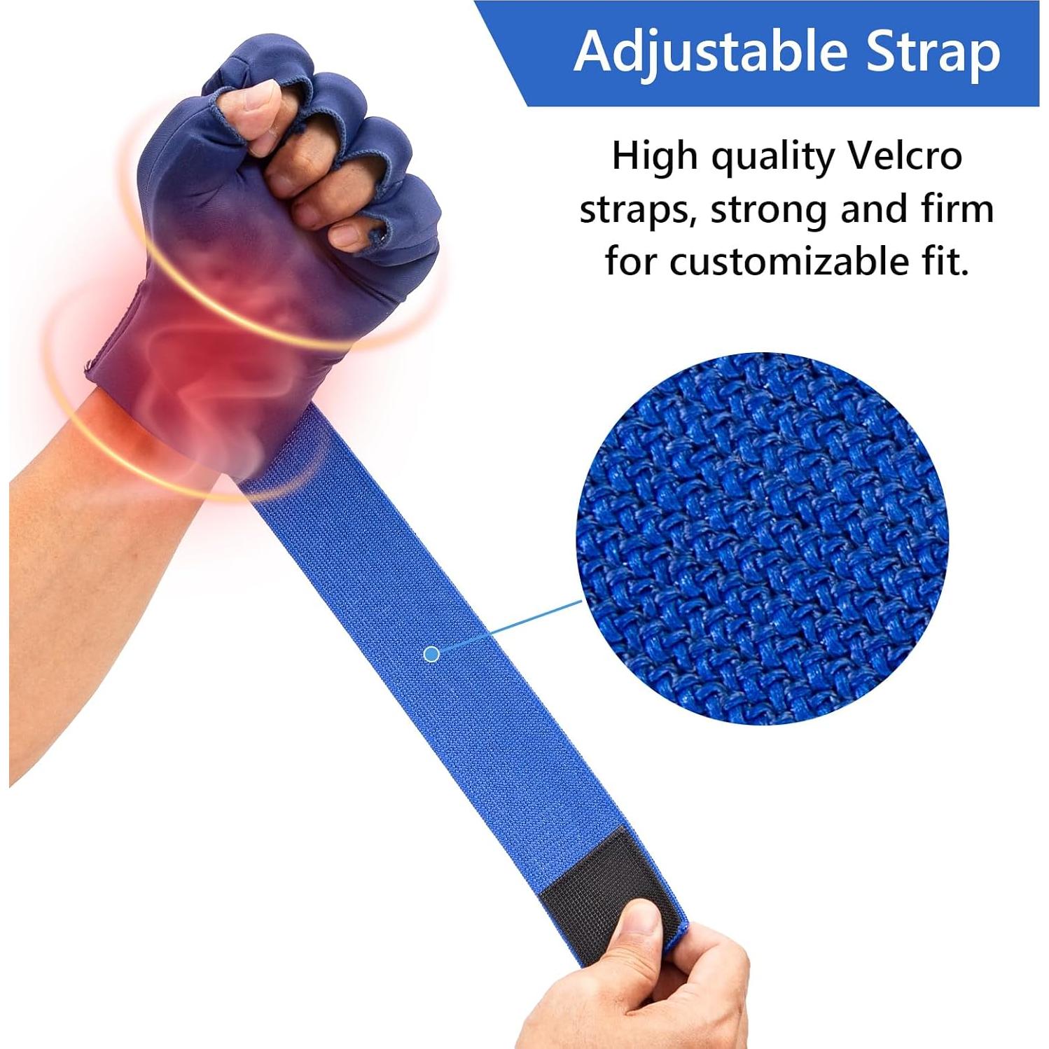 Guante de compresión para artritis Yunxi con paquete de hielo