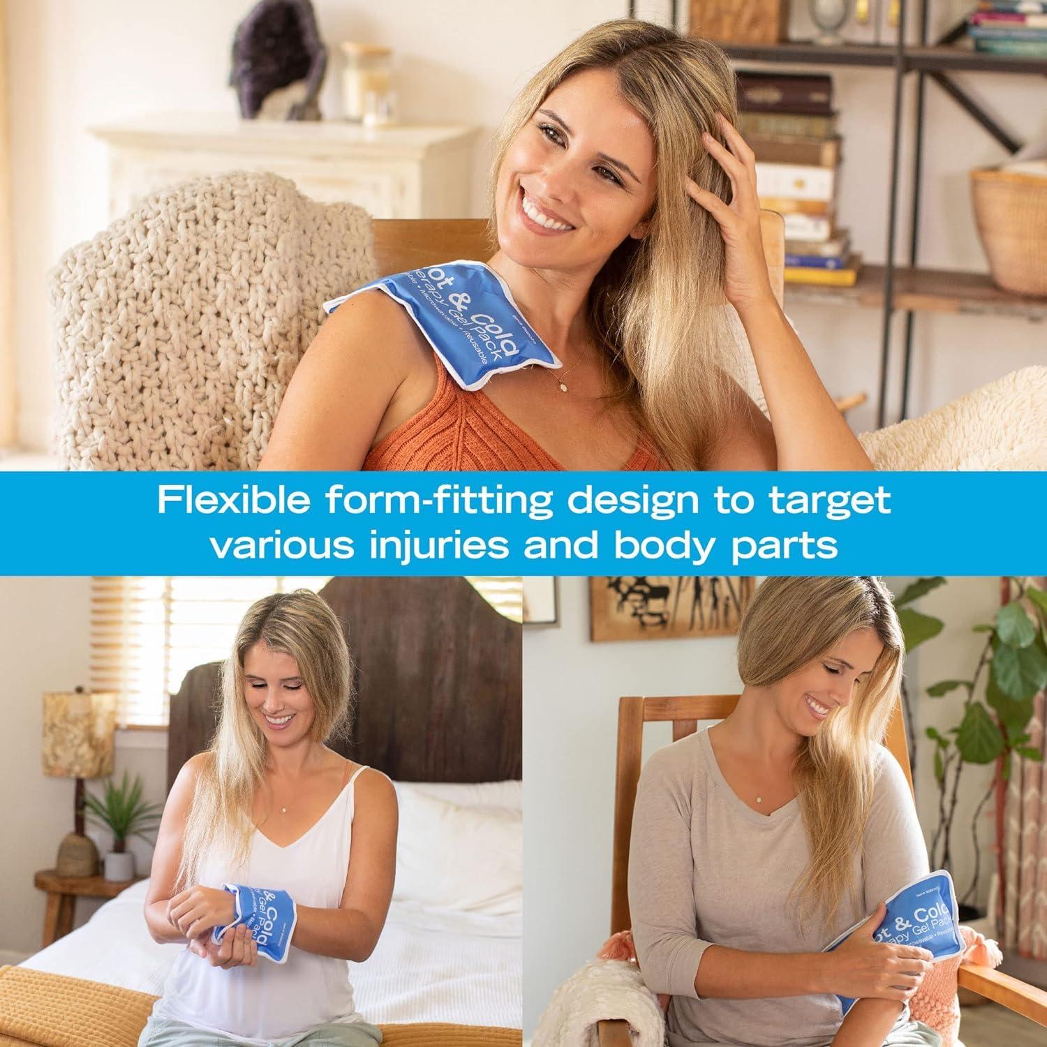 Compresa Fría y Calor Roscoe Medical 5x10 Pulgadas Reutilizable