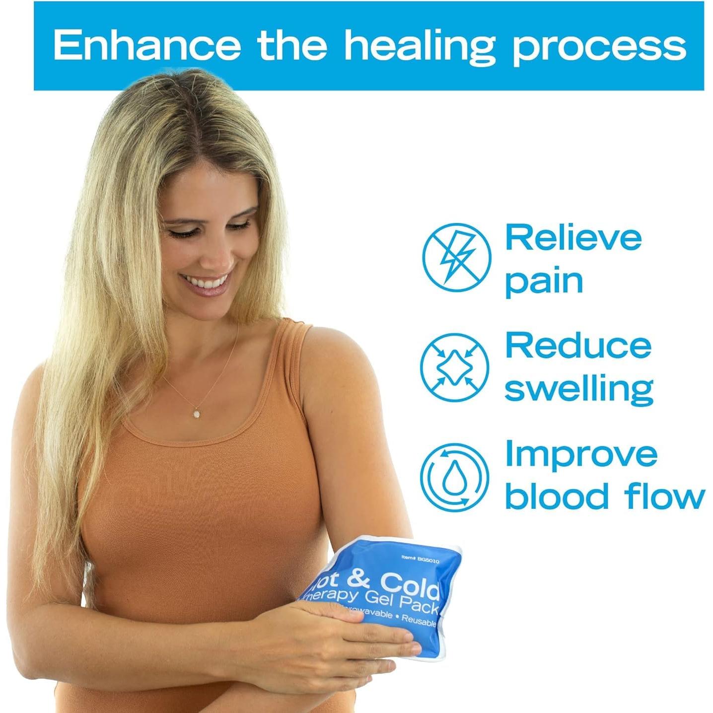 Compresa Fría y Calor Roscoe Medical 5x10 Pulgadas Reutilizable