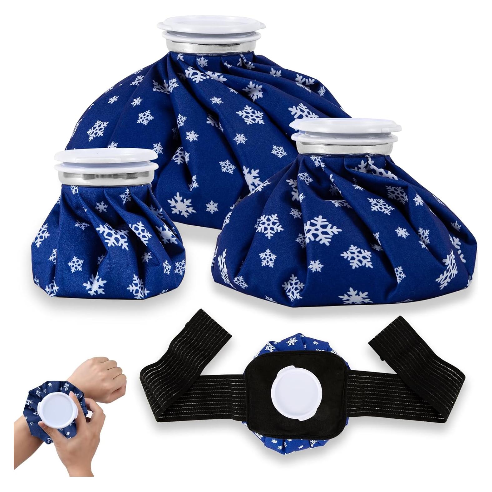 Bolsas de Hielo Reutilizables JFHNMLW - 3 Tamaños para Lesiones