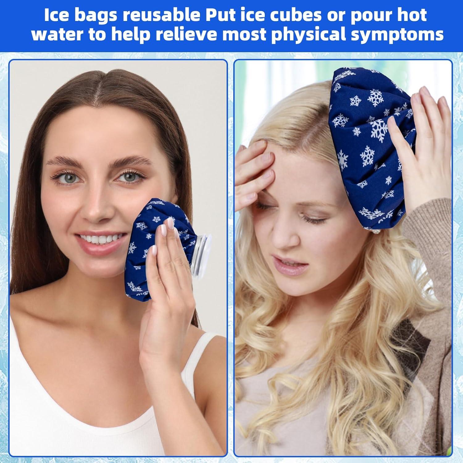 Bolsas de Hielo Reutilizables JFHNMLW - 3 Tamaños para Lesiones