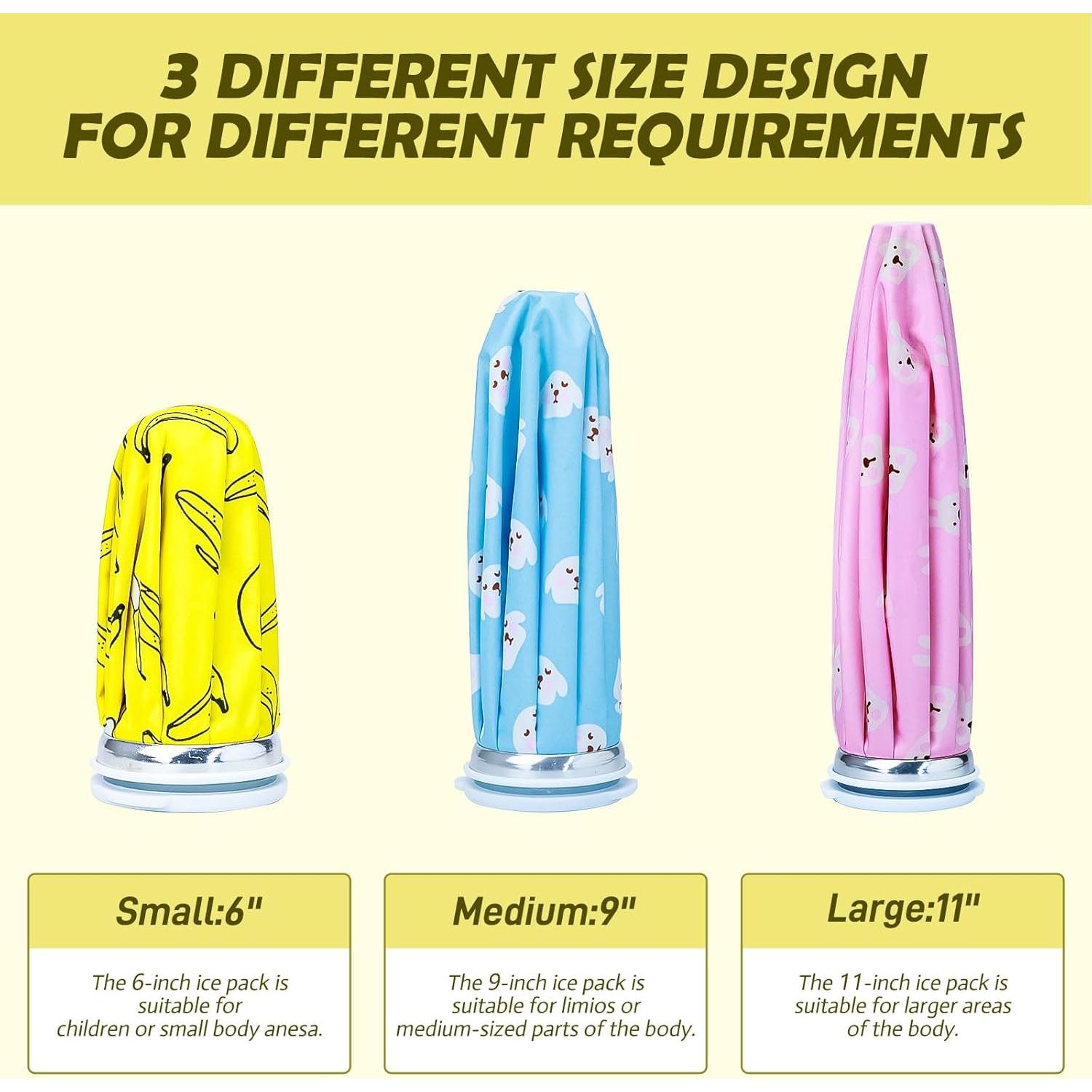 Paquete de Hielo Reutilizable Agorizeo 15-28 cm para Lesiones