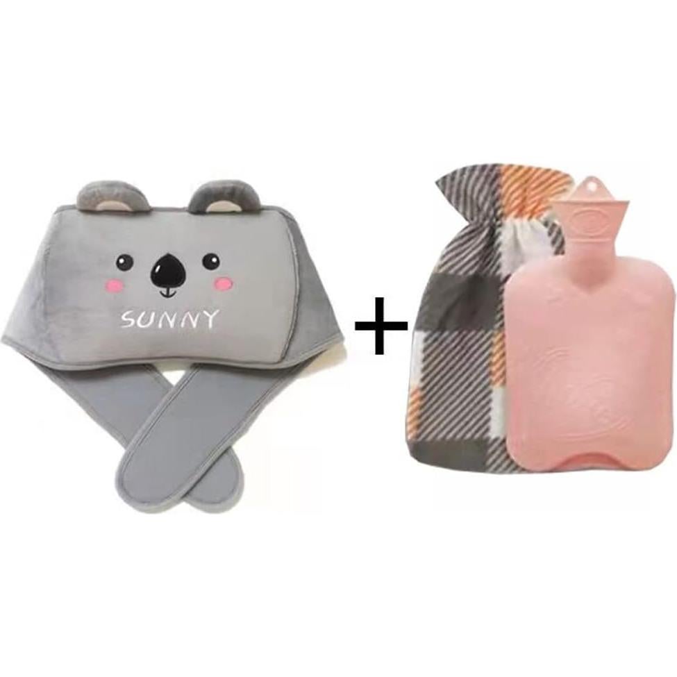 Bolsa de Agua Caliente Reutilizable HZACHYX 26x19cm