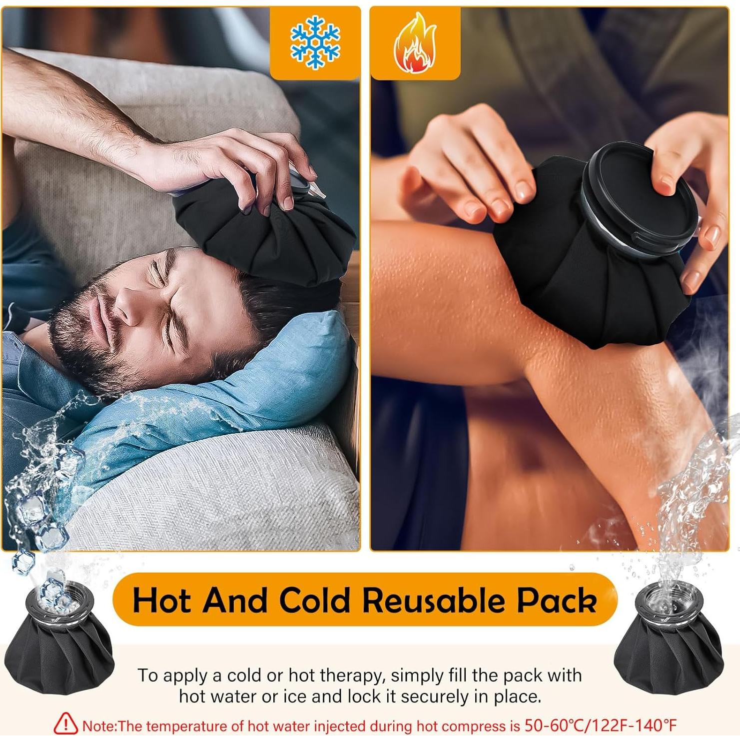 Paquete de Hielo Reutilizable Agorizeo 6-11" para Lesiones