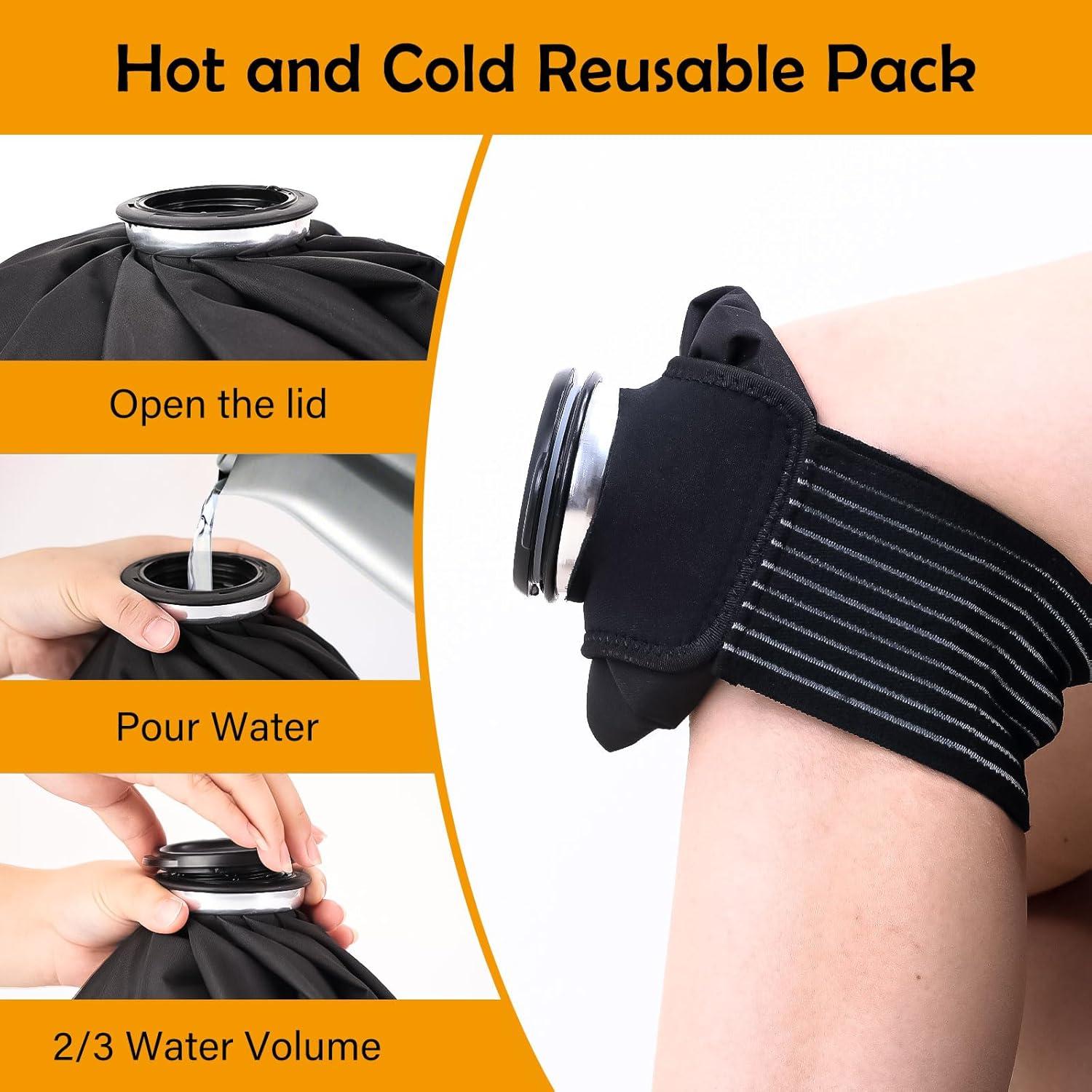 Paquete de Hielo Reutilizable Agorizeo 6-11" para Lesiones