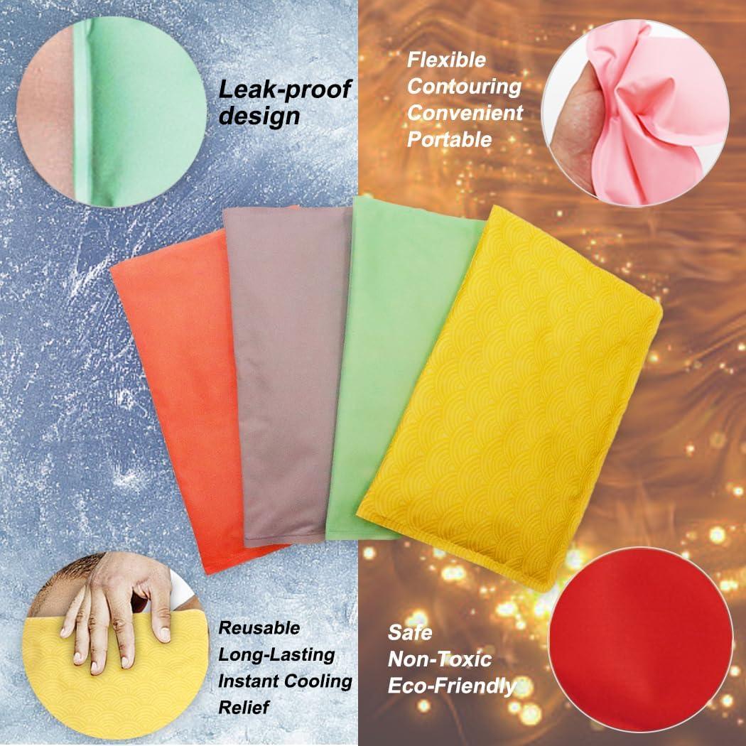 Compresa de Hielo Reutilizable HI FINE CARE 30.9x21.8cm Amarillo